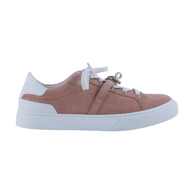 愛馬仕 Hermes Day 運動鞋 H242144Zv59370 /#37 裸粉色/白色麂皮Day Sneaker 無附屬品