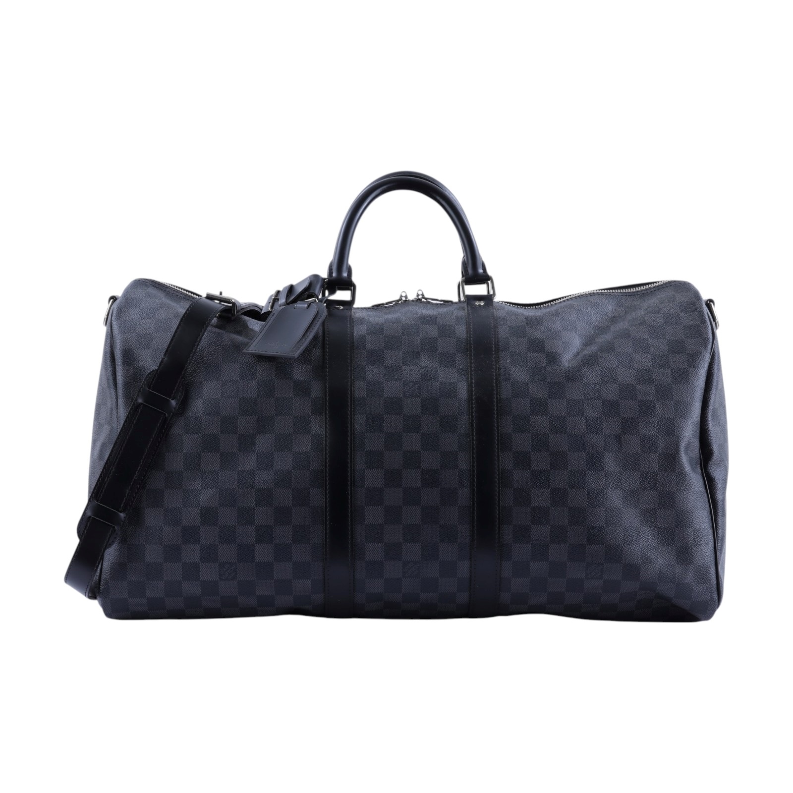 路易威登 LOUIS VUITTON Keepall Bandoulière 55 波士頓包 旅行袋 N41413  背帶/吊牌/鎖組