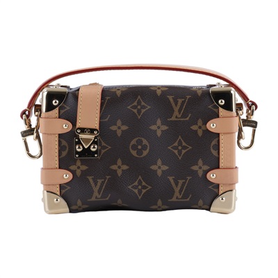 路易威登 LOUIS VUITTON Side Trunk PM 手提包 肩背包 斜背包 M46815 晶片款  原廠盒子/防塵袋/背帶