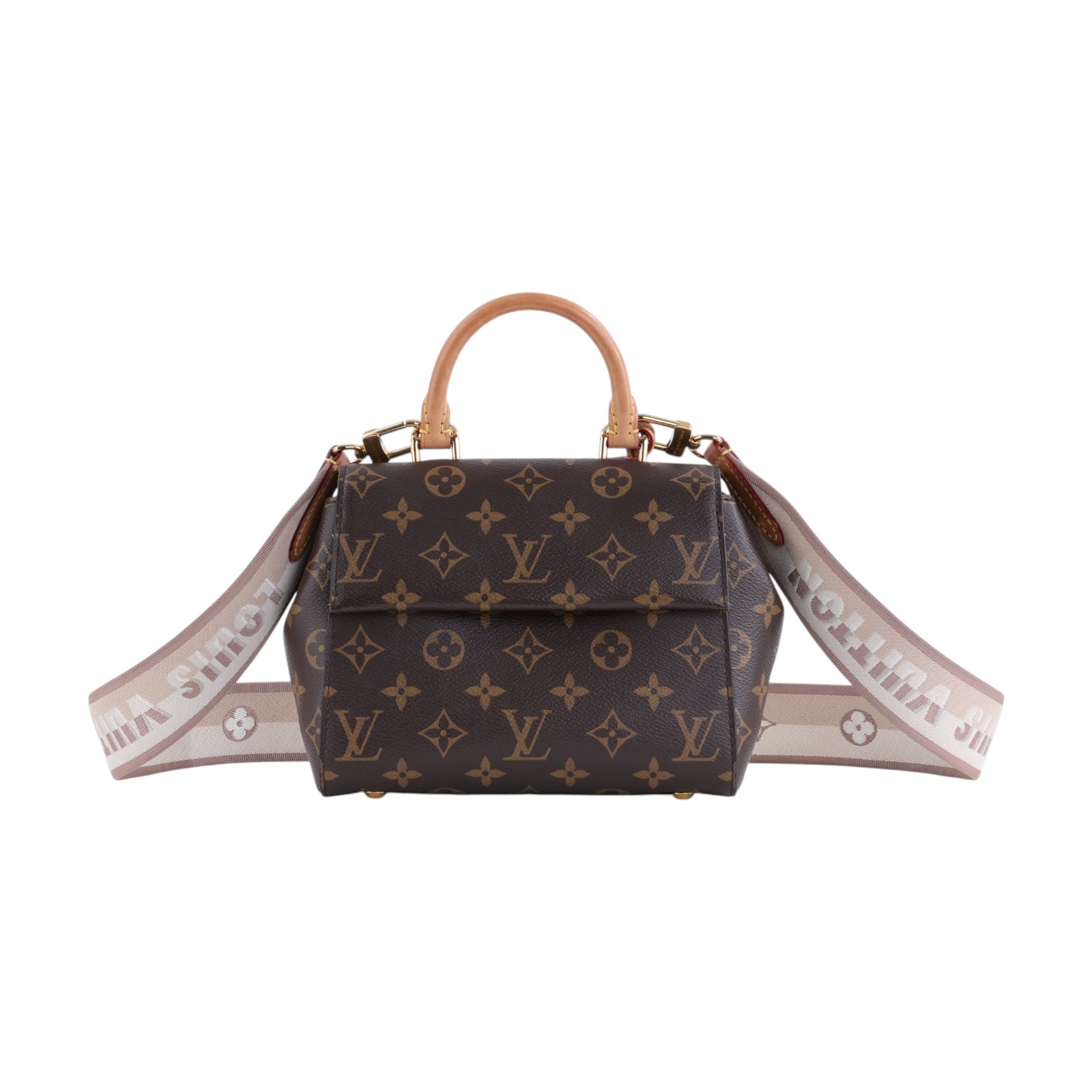 路易威登 LOUIS VUITTON Cluny Mini 手提包 斜背包 M46055 晶片款 原花Cluny Mini 原廠盒子/防塵袋/購買證明/背帶