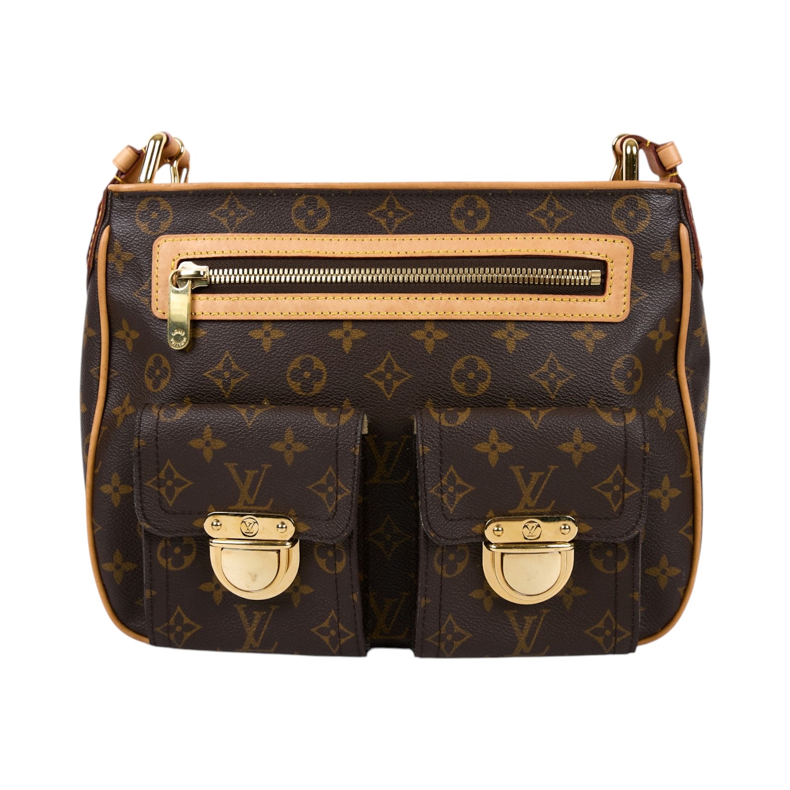 路易威登 LOUIS VUITTON Hudson GM 肩背包 M40045 原花單肩曼哈頓包HUDSON GM 背帶