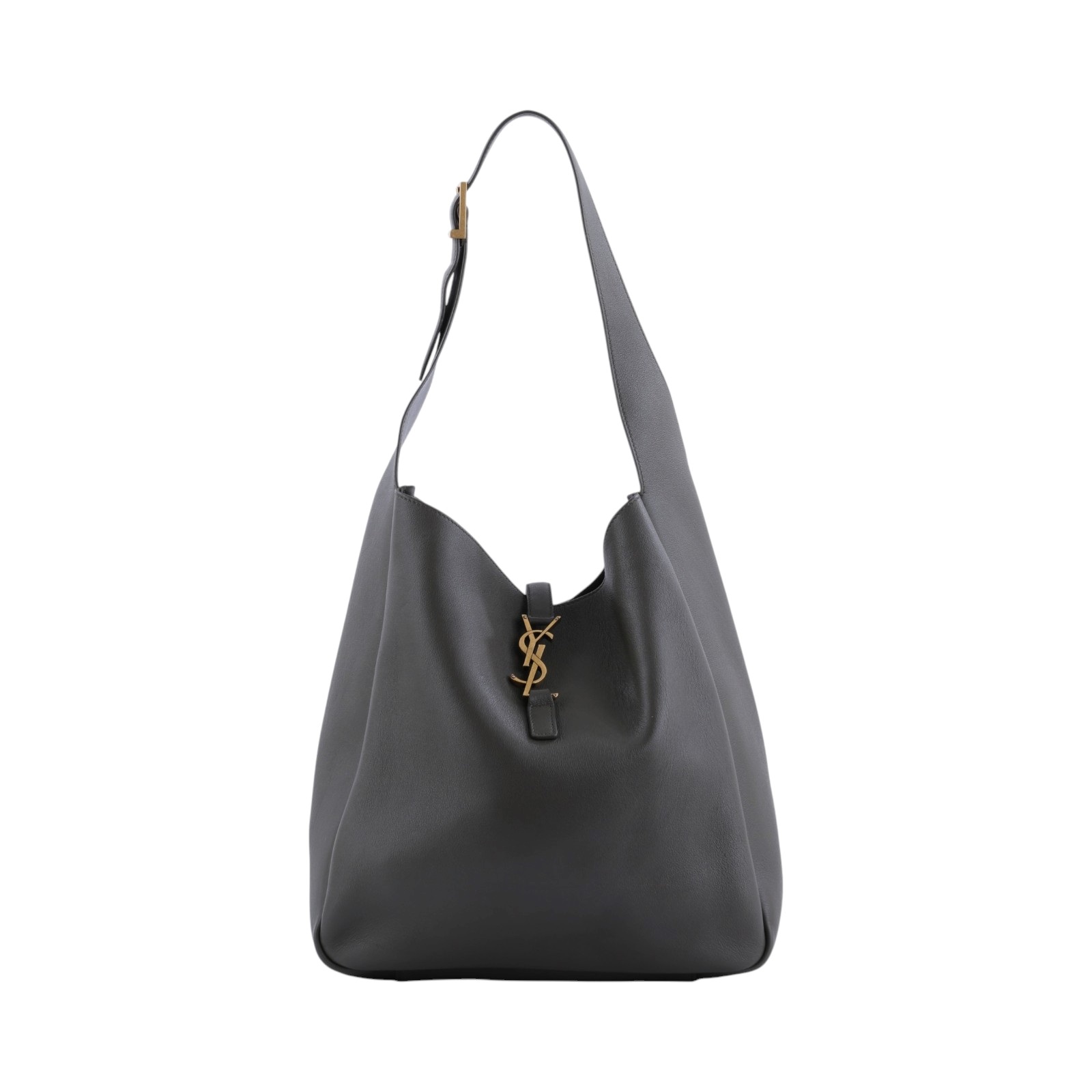 聖羅蘭 YSL SAINT LAURENT LE 5 À 7 滑面皮革 柔軟 大型 手袋 手提 肩背包 753837AAAUQ  防塵袋