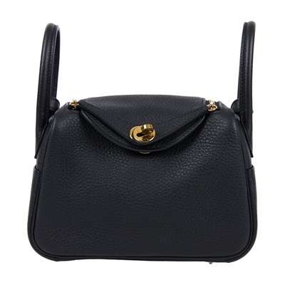 愛馬仕 Hermes Lindy II 琳迪包 迷你 金色五金 黑色 H085956CC89 /KTI7341D  原廠盒子/防塵袋