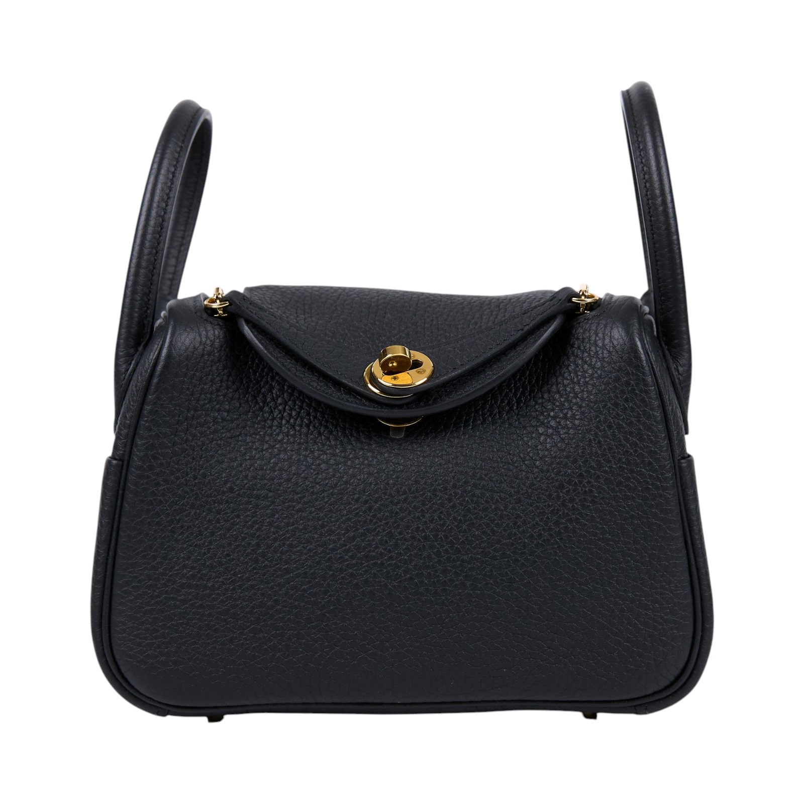 愛馬仕 Hermes Lindy 琳迪包 迷你 黑色 金色五金 H079086CC89 /ZBY644ND  防塵袋/購買證明影本