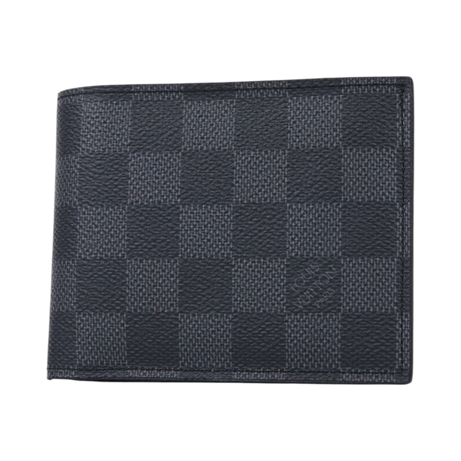 路易威登 LOUIS VUITTON Amerigo 錢包 短夾 棋盤格 黑色 N41635 黑棋盤格短夾 無附屬品
