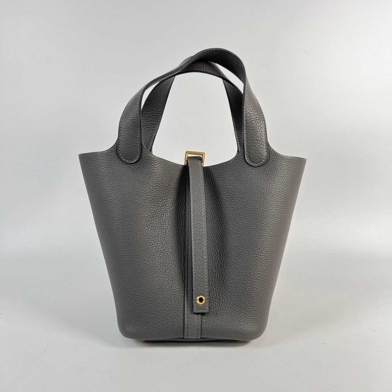 愛馬仕 Hermes Picotin Lock 18 菜籃子包 PT18 U刻 石墨灰PICOTIN18 原廠盒子/DUSTBAG