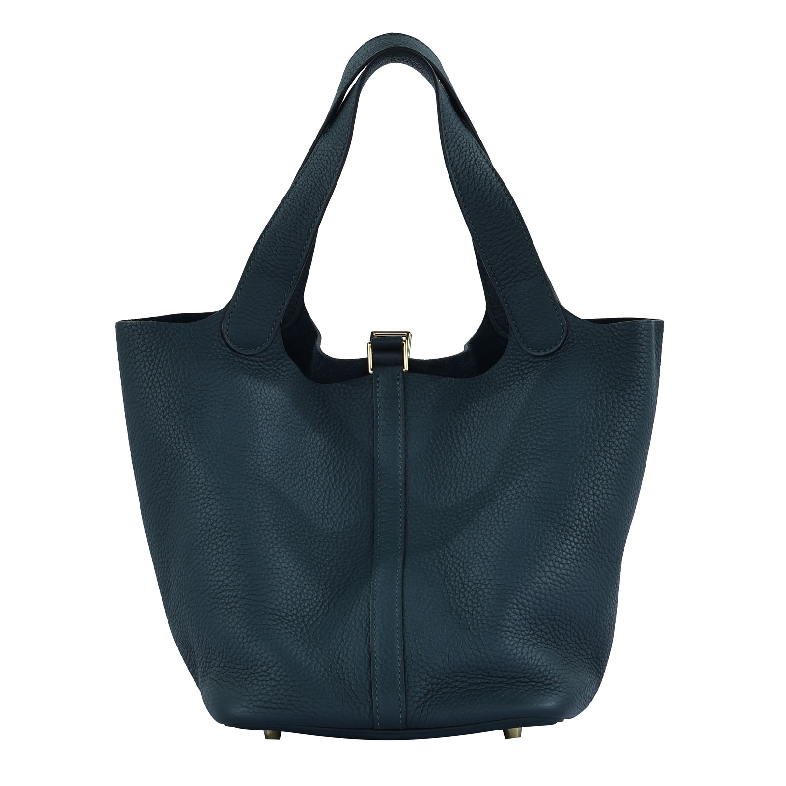 愛馬仕 Hermes Picotin Lock 22 菜籃子包 PT22 U MZ 006 MM PICOTIN22 松柏綠 原廠盒子/防塵袋/鎖組/購買證明