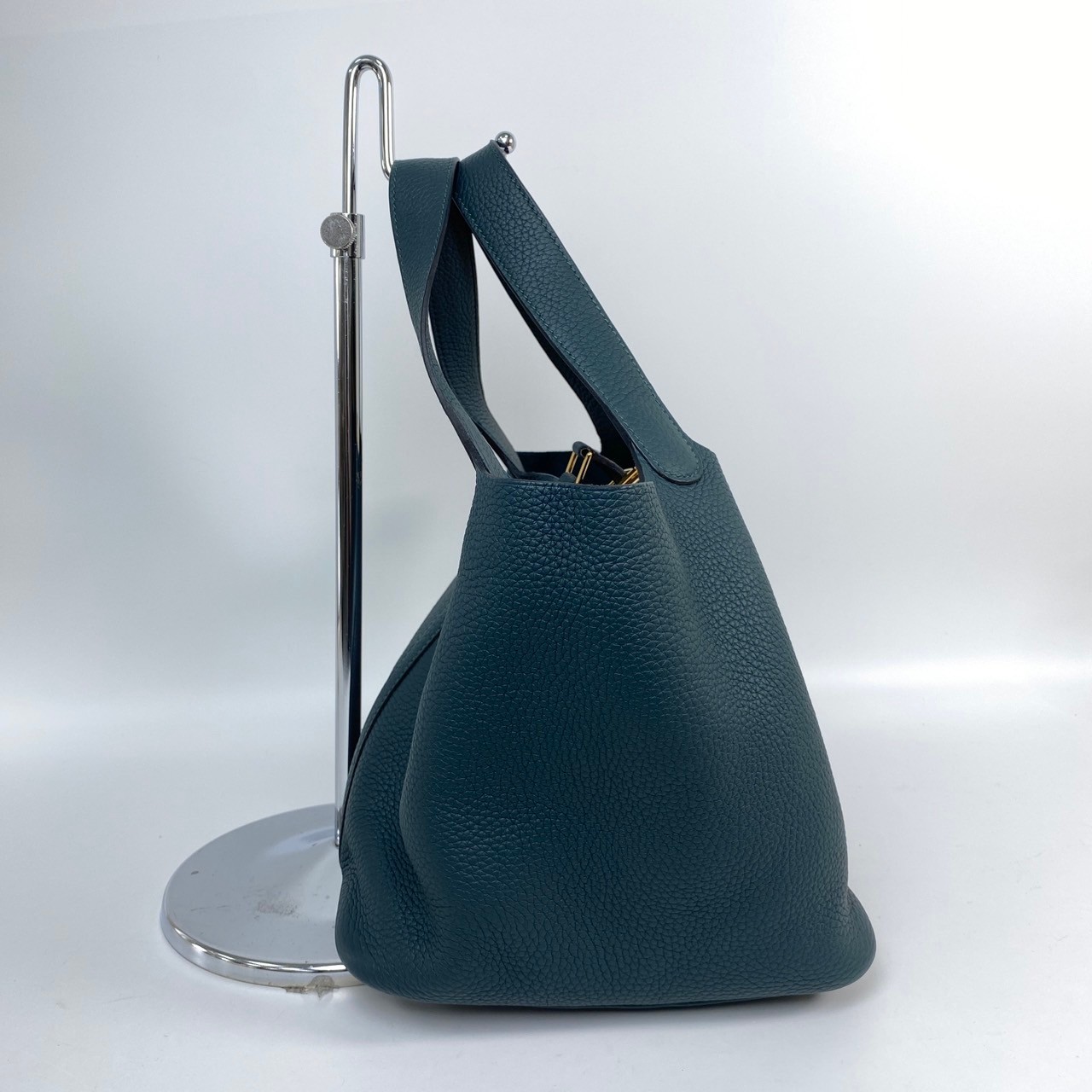 愛馬仕 Hermes Picotin Lock 22 菜籃子包 PT22 U MZ 006 MM PICOTIN22 松柏綠 原廠盒子/防塵袋/鎖組/購買證明