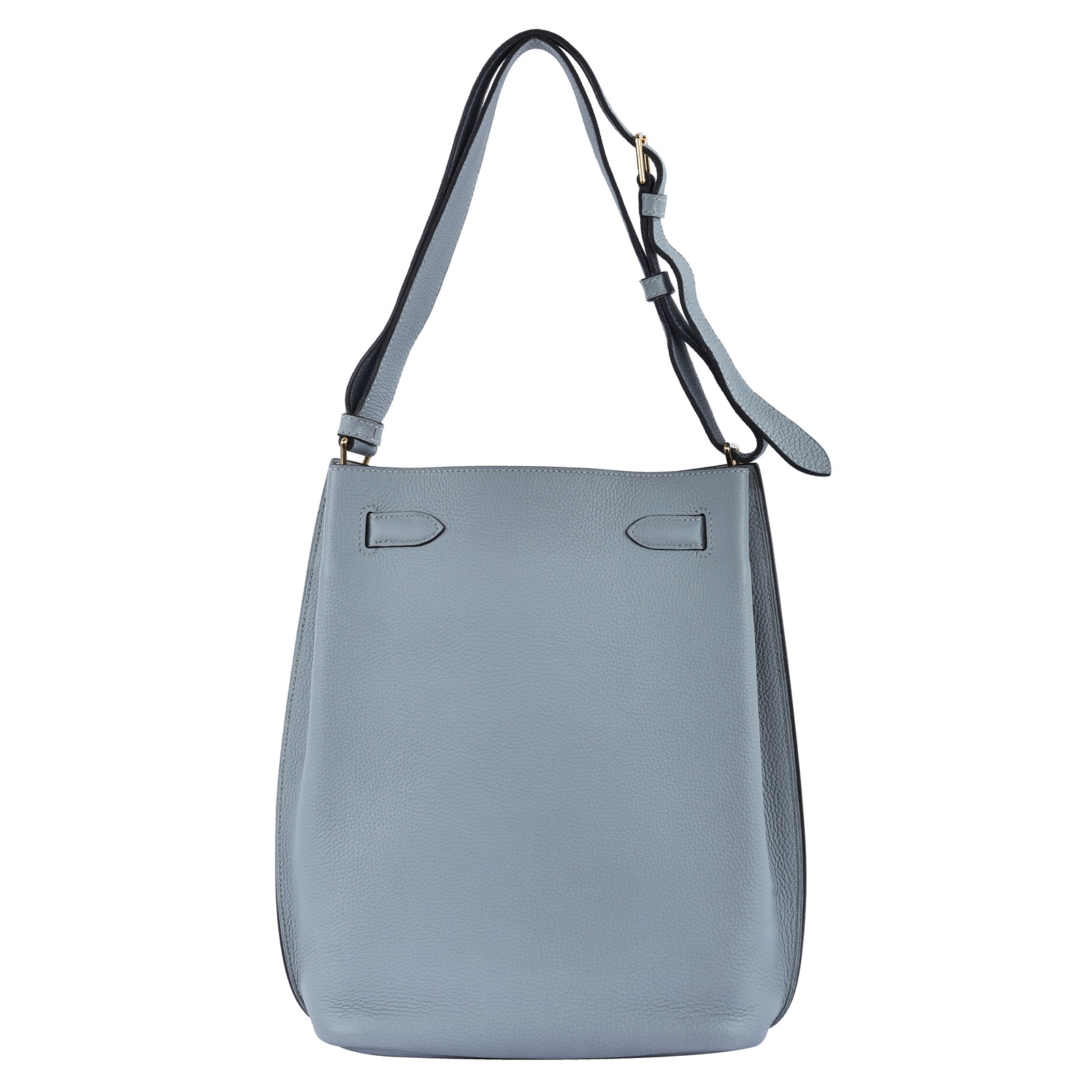 愛馬仕 Hermes So-Kelly Bag 凱莉水桶包 22 SOKL22 T刻 冰河藍SO KELLY 22CM 原廠盒子/防塵袋