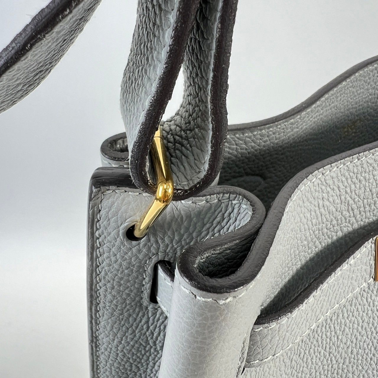 愛馬仕 Hermes So-Kelly Bag 凱莉水桶包 22 SOKL22 T刻 冰河藍SO KELLY 22CM 原廠盒子/防塵袋