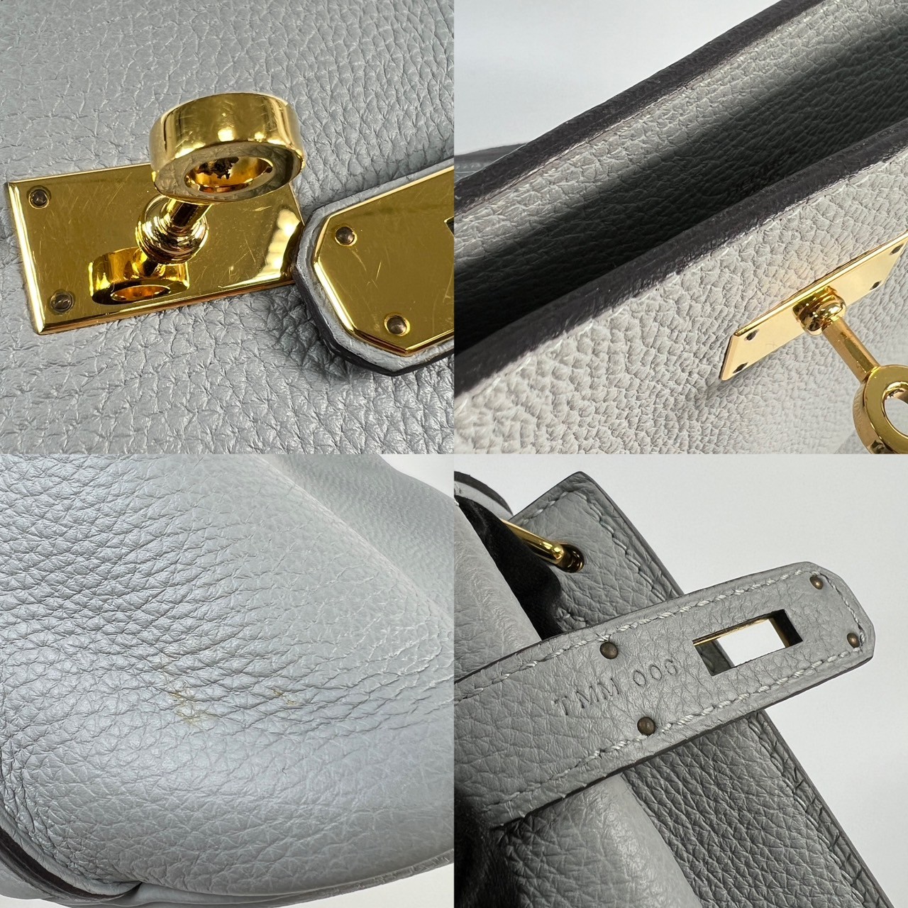 愛馬仕 Hermes So-Kelly Bag 凱莉水桶包 22 SOKL22 T刻 冰河藍SO KELLY 22CM 原廠盒子/防塵袋