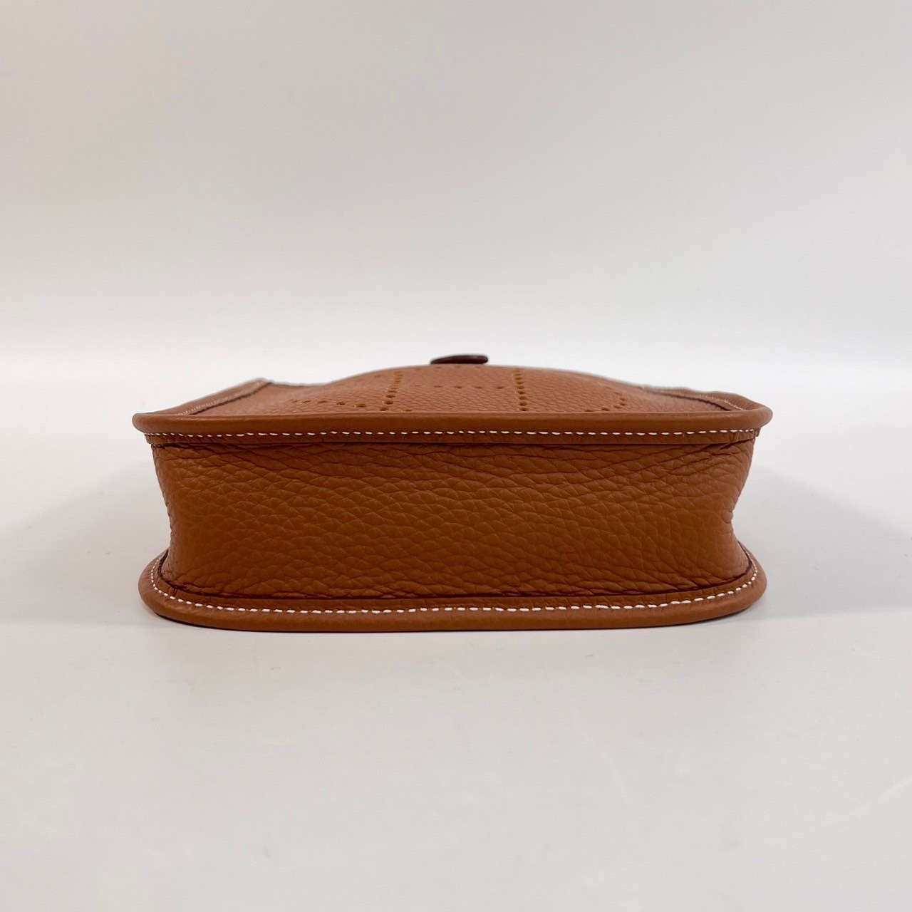 愛馬仕 Hermes Evelyne Bag Mini 伊芙琳包 Evelyne 16 EV16 W刻 金棕MINI EVELYNE 原廠盒子/防塵袋/購買證明