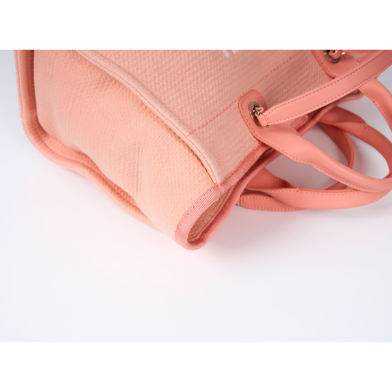 香奈兒 CHANEL 海灘包  晶片款 粉色沙灘包 DUSTＢAG