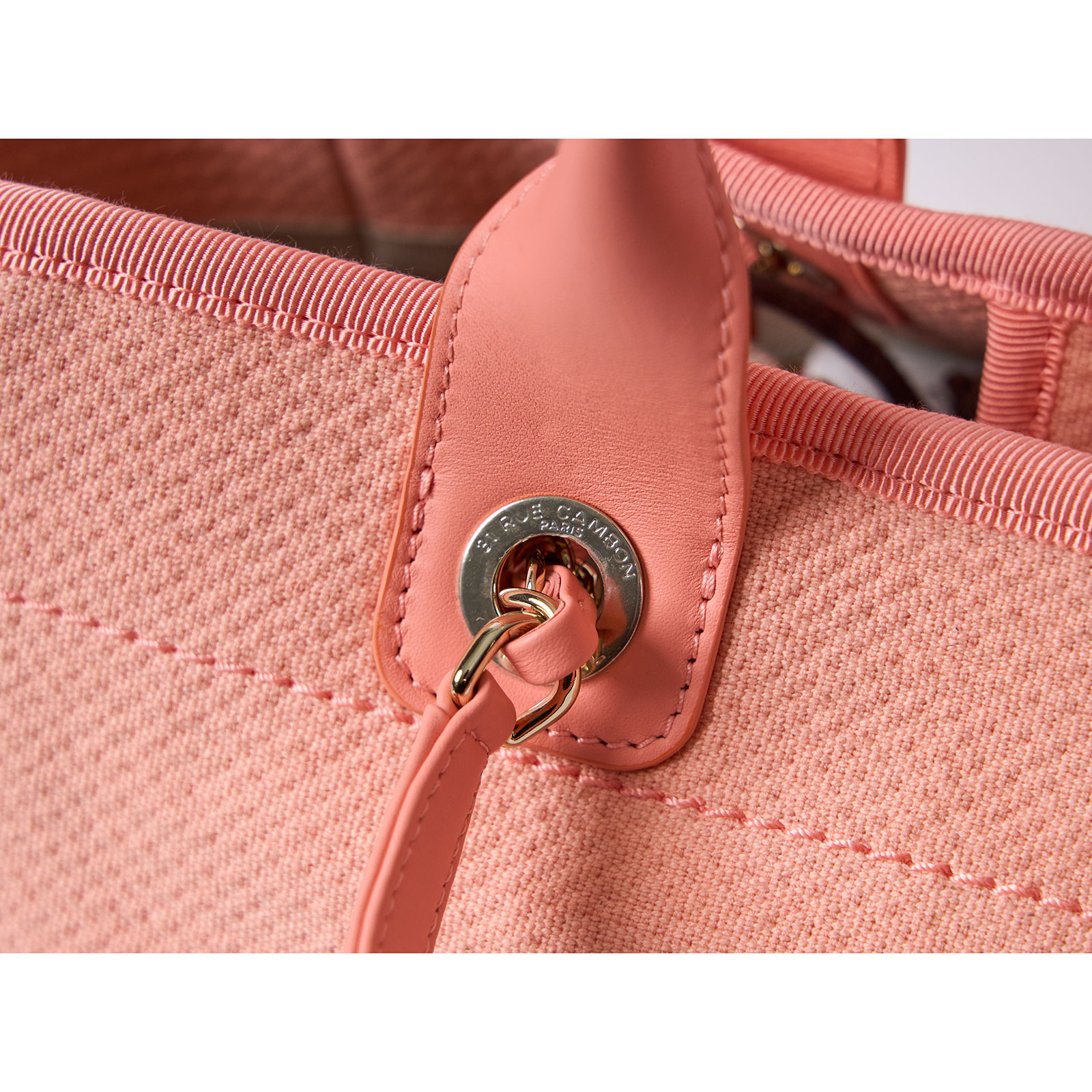 香奈兒 CHANEL 海灘包  晶片款 粉色沙灘包 DUSTＢAG