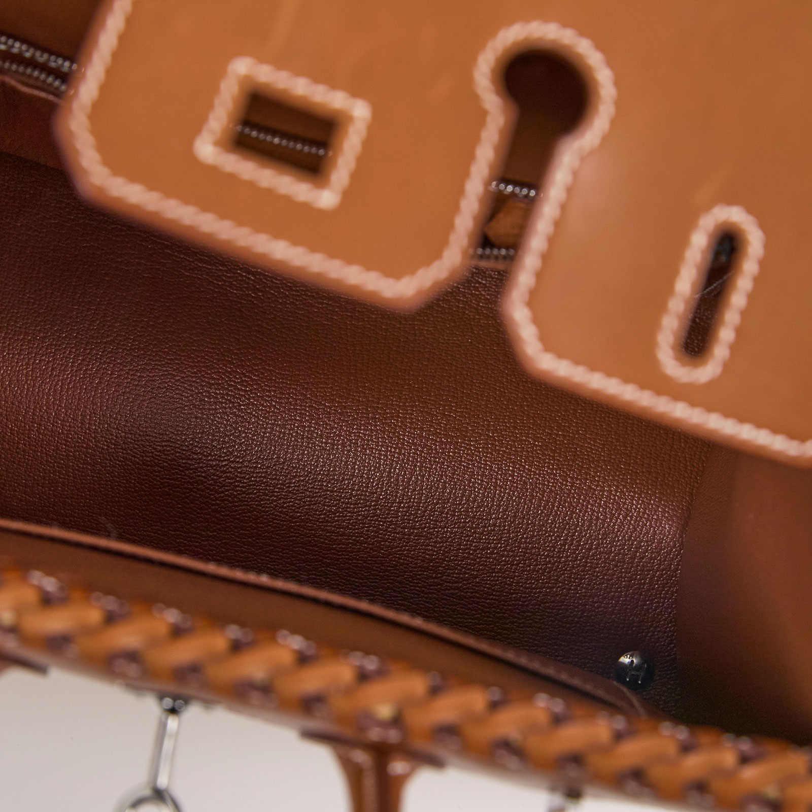 愛馬仕 Hermes Birkin Bag 柏金包 25 BK25 B刻 棕色BIRKIN PICNIC25 原廠盒子/防塵袋/中國購買證明