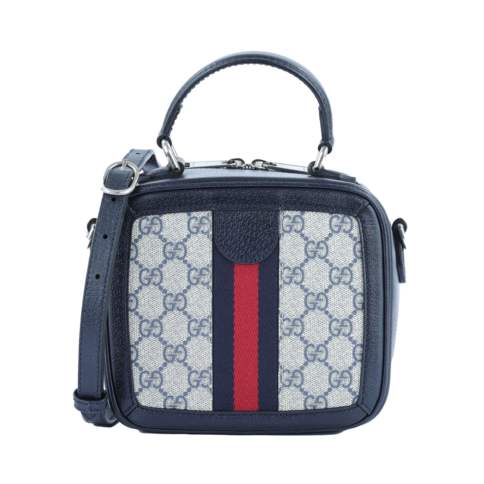 古馳 GUCCI Ophidia 迷你 手提包 772157 藍Ophidia迷你方型手提包 原廠盒子/購買證明/防塵袋