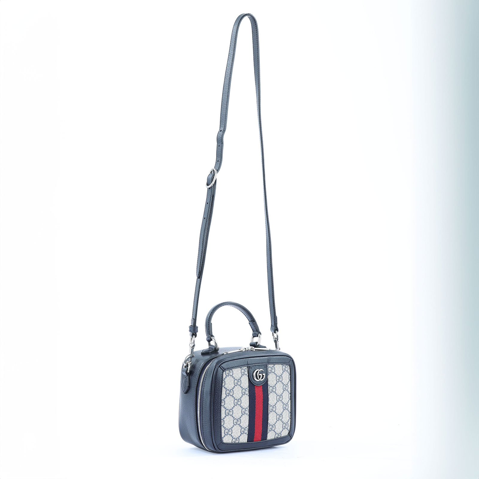 古馳 GUCCI Ophidia 迷你 手提包 772157 藍Ophidia迷你方型手提包 原廠盒子/購買證明/防塵袋