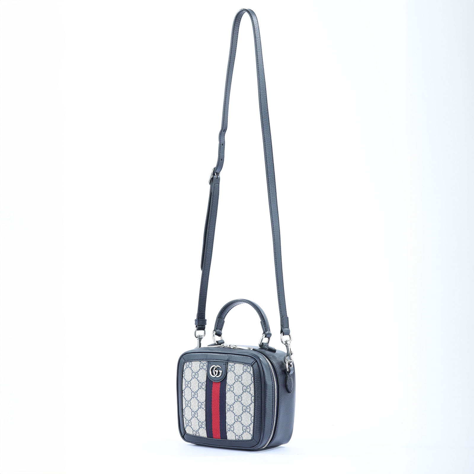 古馳 GUCCI Ophidia 迷你 手提包 772157 藍Ophidia迷你方型手提包 原廠盒子/購買證明/防塵袋