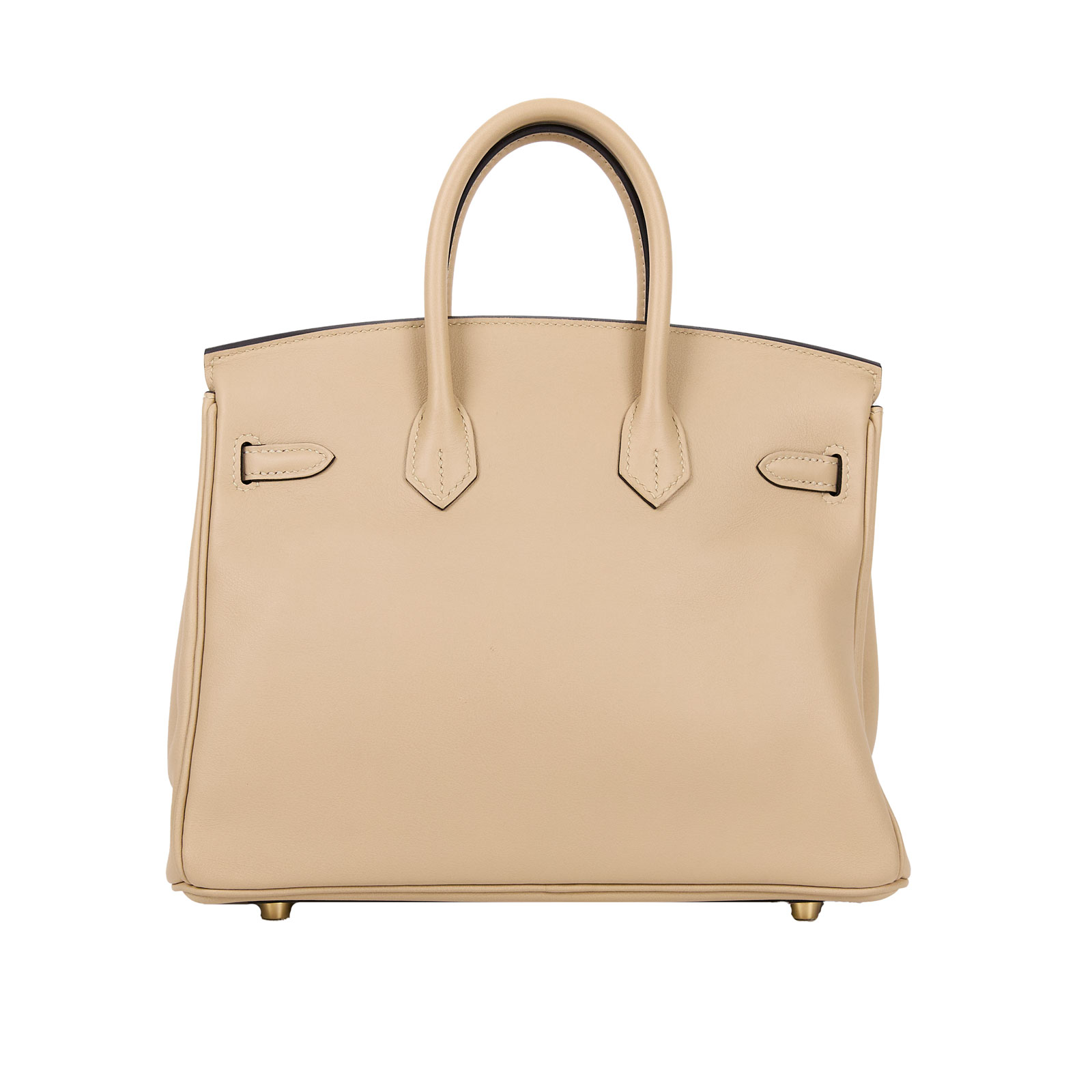 愛馬仕 Hermes Birkin Bag 柏金包 25 BK25 A刻 色號Trench 風衣灰Birkin25 Swift 原廠盒子/防塵袋/鎖組