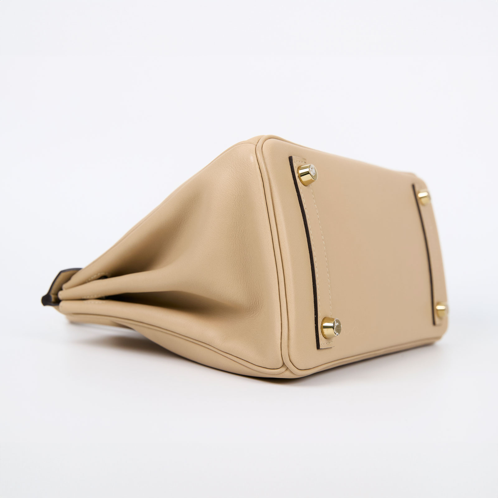 愛馬仕 Hermes Birkin Bag 柏金包 25 BK25 A刻 色號Trench 風衣灰Birkin25 Swift 原廠盒子/防塵袋/鎖組