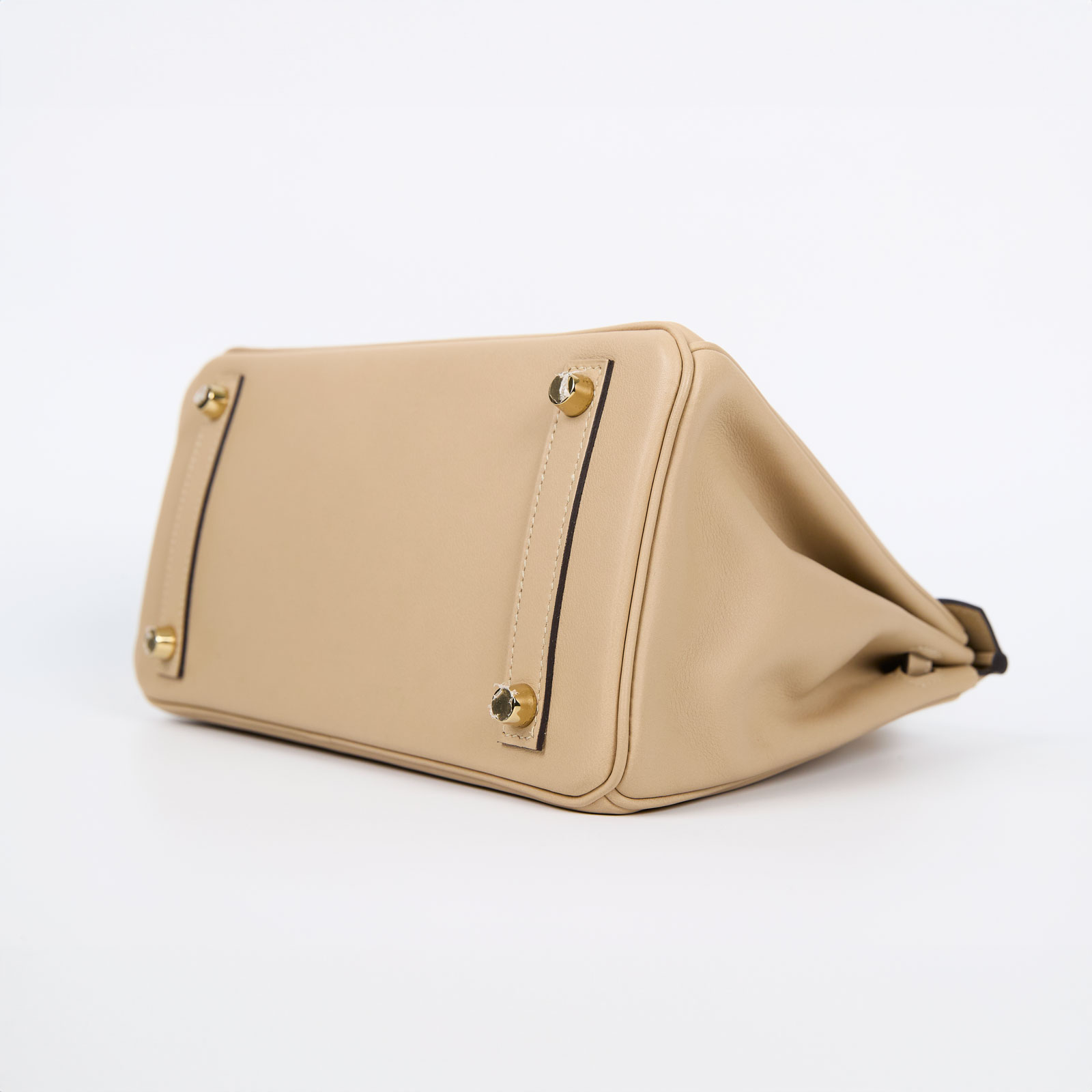 愛馬仕 Hermes Birkin Bag 柏金包 25 BK25 A刻 色號Trench 風衣灰Birkin25 Swift 原廠盒子/防塵袋/鎖組