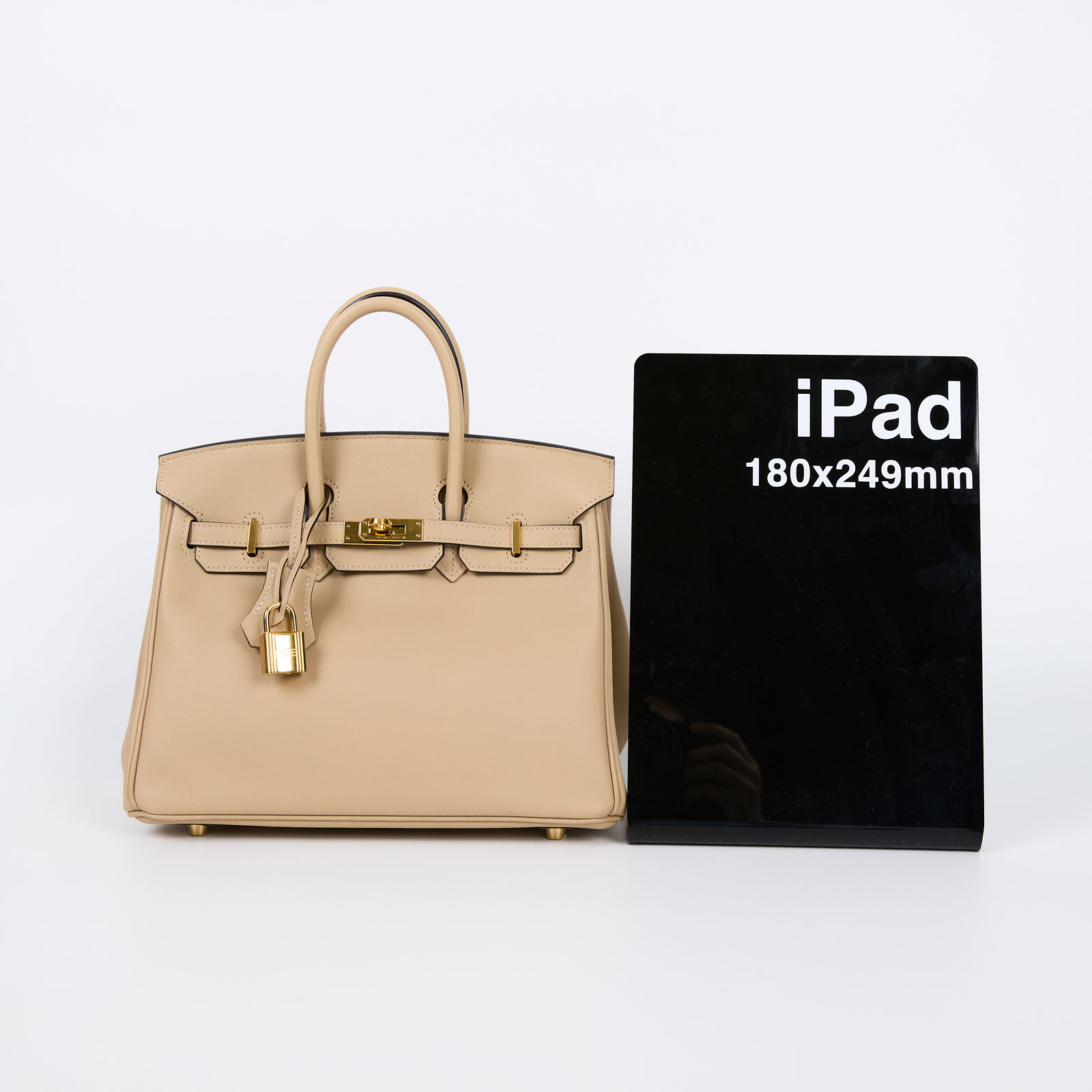 愛馬仕 Hermes Birkin Bag 柏金包 25 BK25 A刻 色號Trench 風衣灰Birkin25 Swift 原廠盒子/防塵袋/鎖組