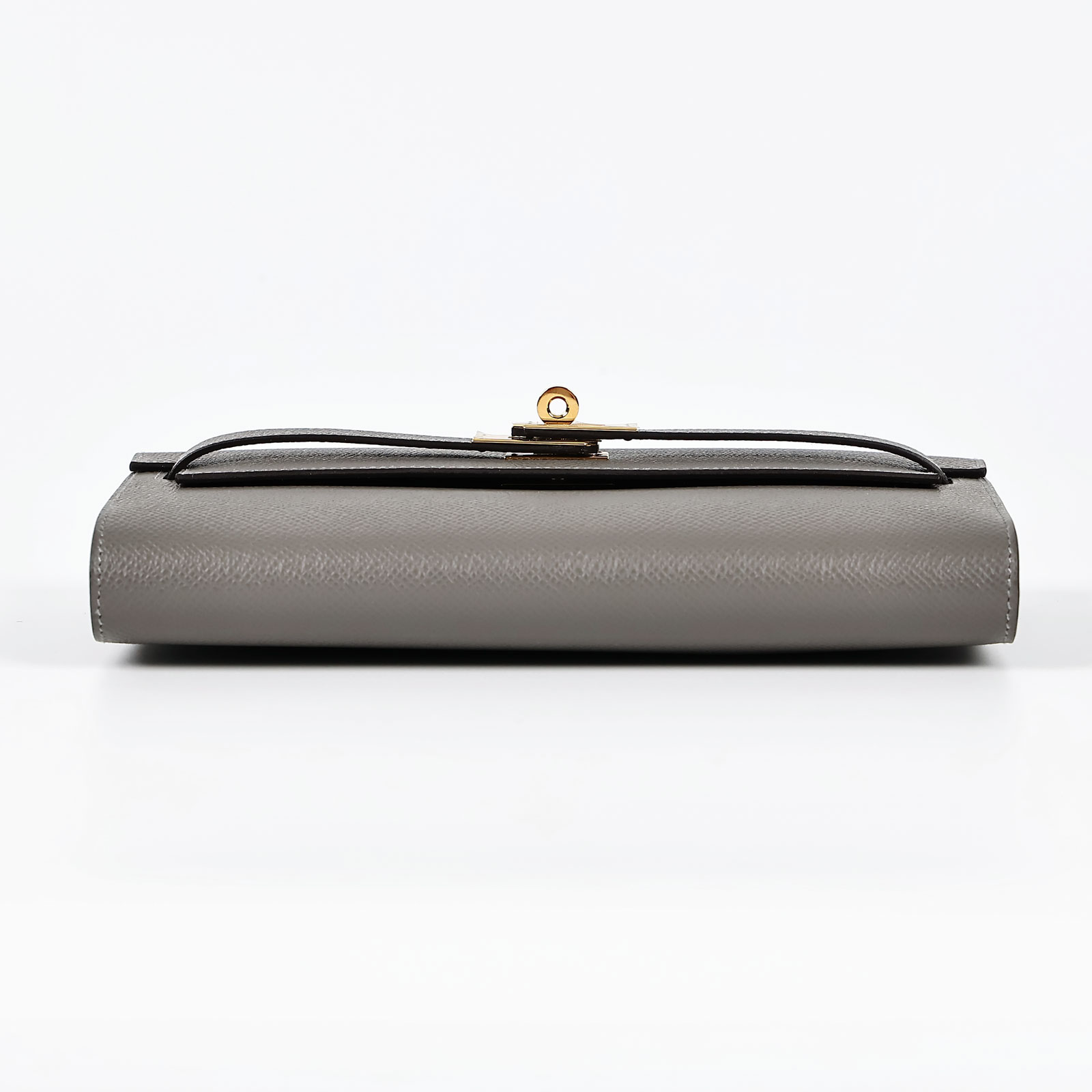 愛馬仕 Hermes Kelly to go 長夾肩背包 KLG U刻 灰KELLY TO GO 原廠盒子