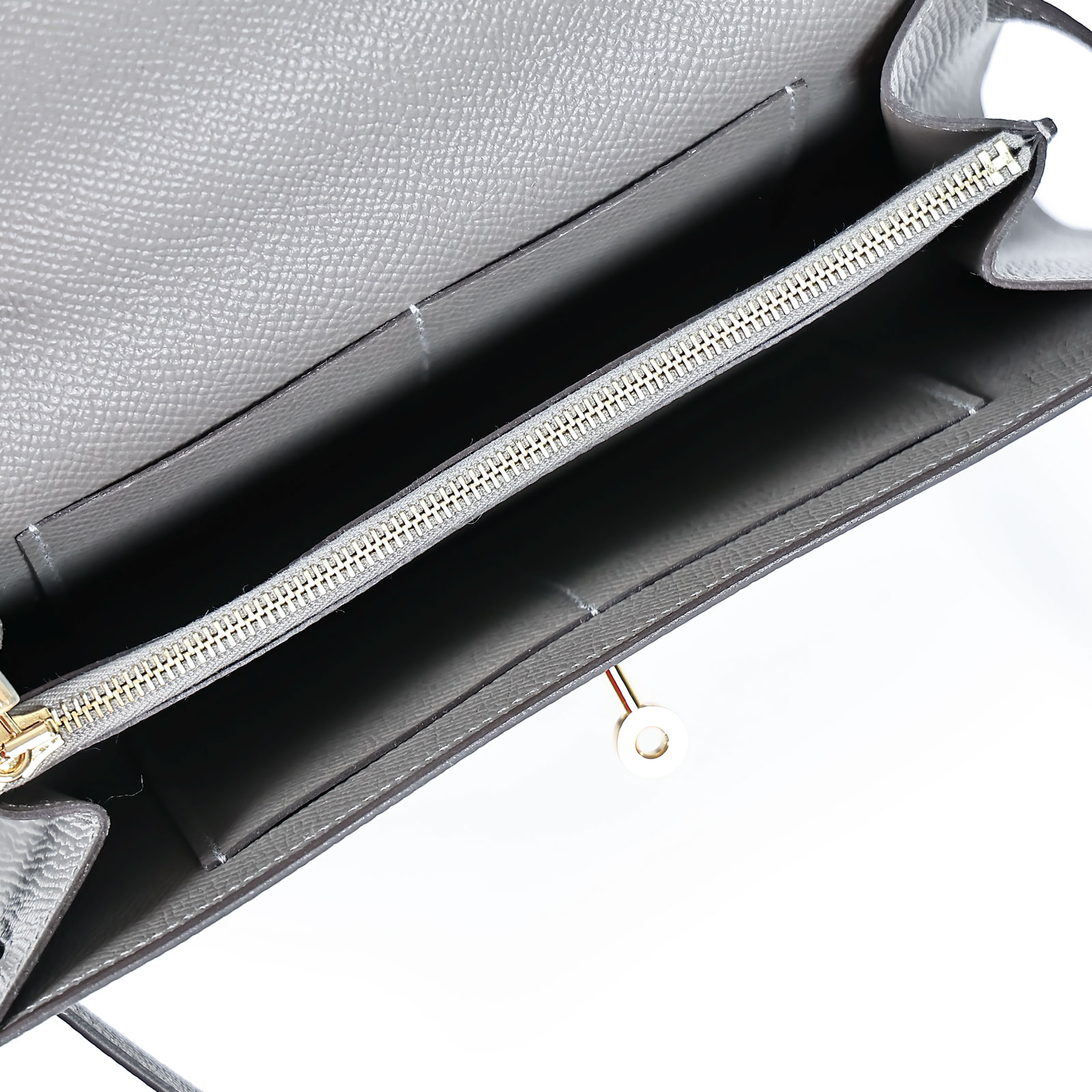 愛馬仕 Hermes Kelly to go 長夾肩背包 KLG U刻 灰KELLY TO GO 原廠盒子