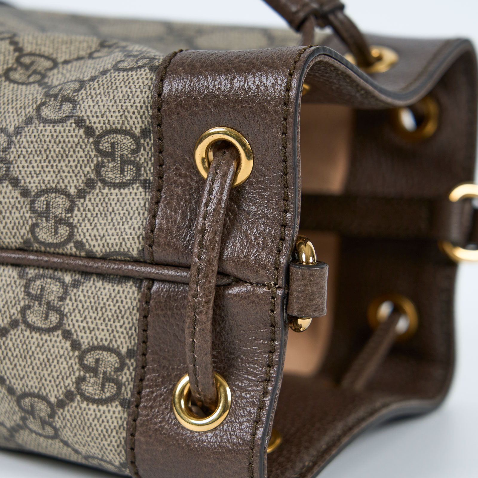 古馳 GUCCI Ophidia GG 迷你 水桶袋 550620 OPHIDIA GG斜背水桶包 原廠盒子/防塵袋