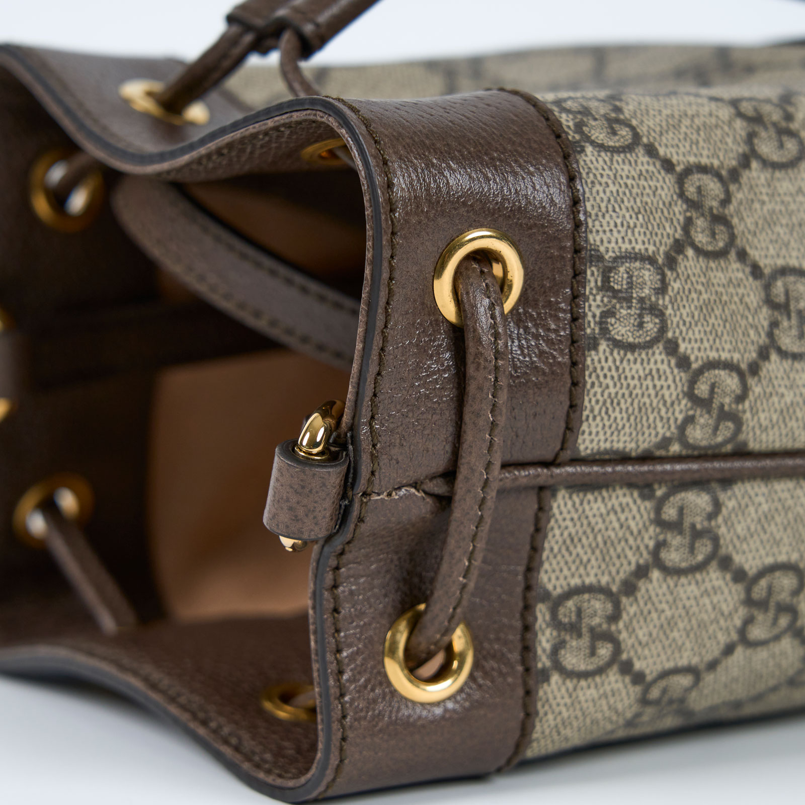 古馳 GUCCI Ophidia GG 迷你 水桶袋 550620 OPHIDIA GG斜背水桶包 原廠盒子/防塵袋