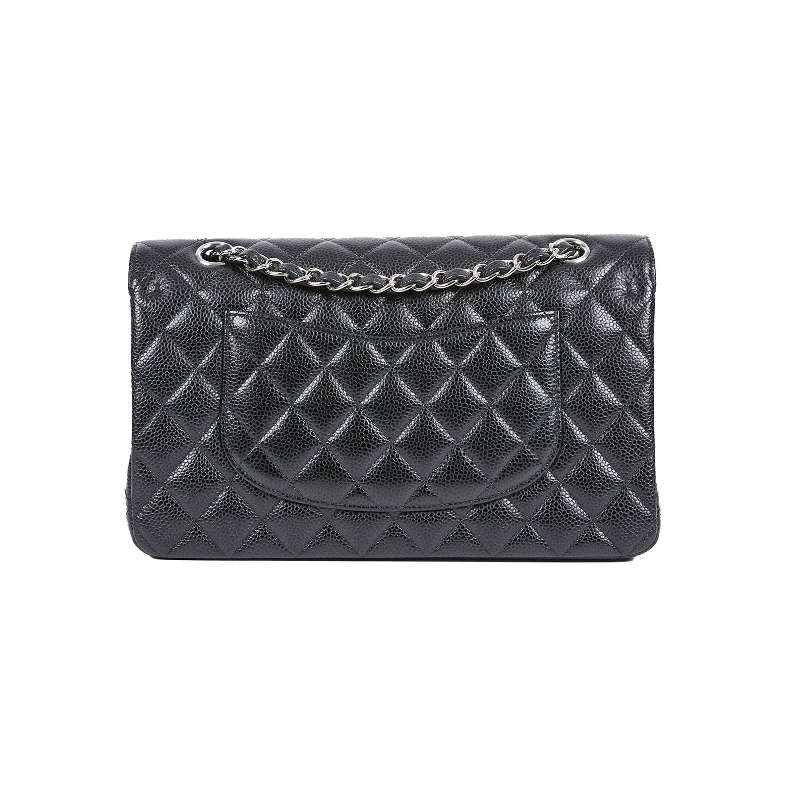 香奈兒 CHANEL CF 經典 口蓋包 A01112 31開黑銀荔枝COCO25 保證卡