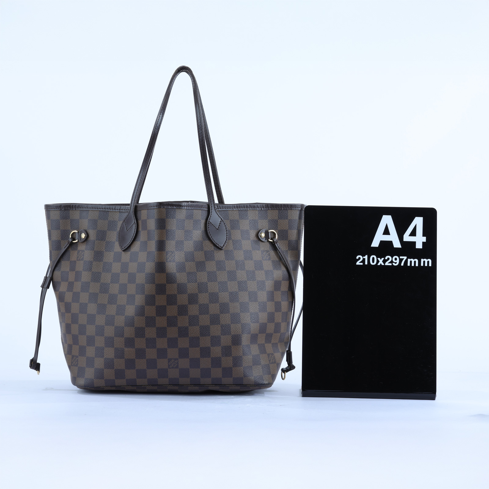 路易威登 LOUIS VUITTON 棕棋盤 Neverfull MM 托特包 N51105 棋盤NEVERFULL MM 無附屬品
