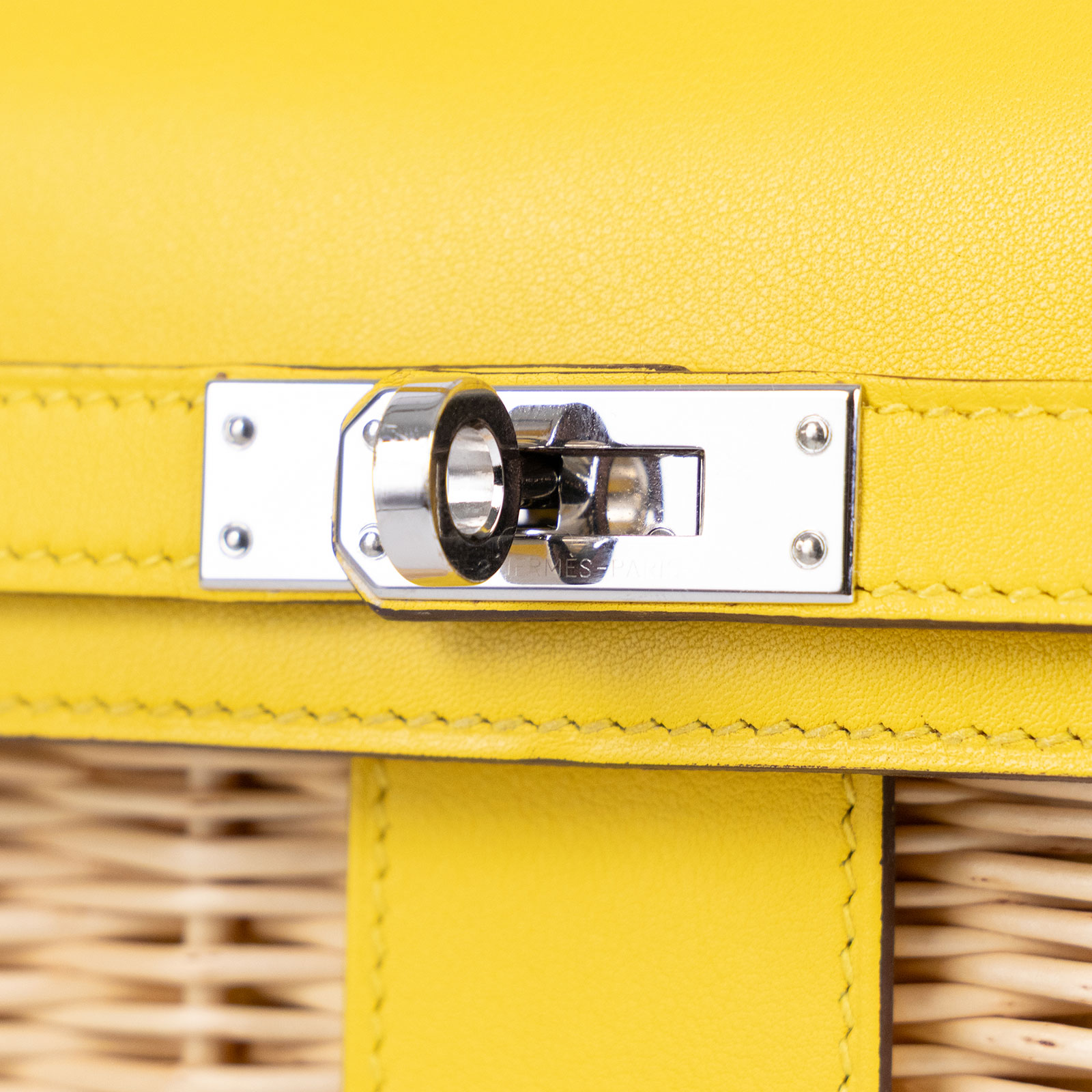 愛馬仕 Hermes Kelly Bag 凱莉包 mini Picnic KLMPIC Y刻 黃 MINI PICNIC 防塵袋