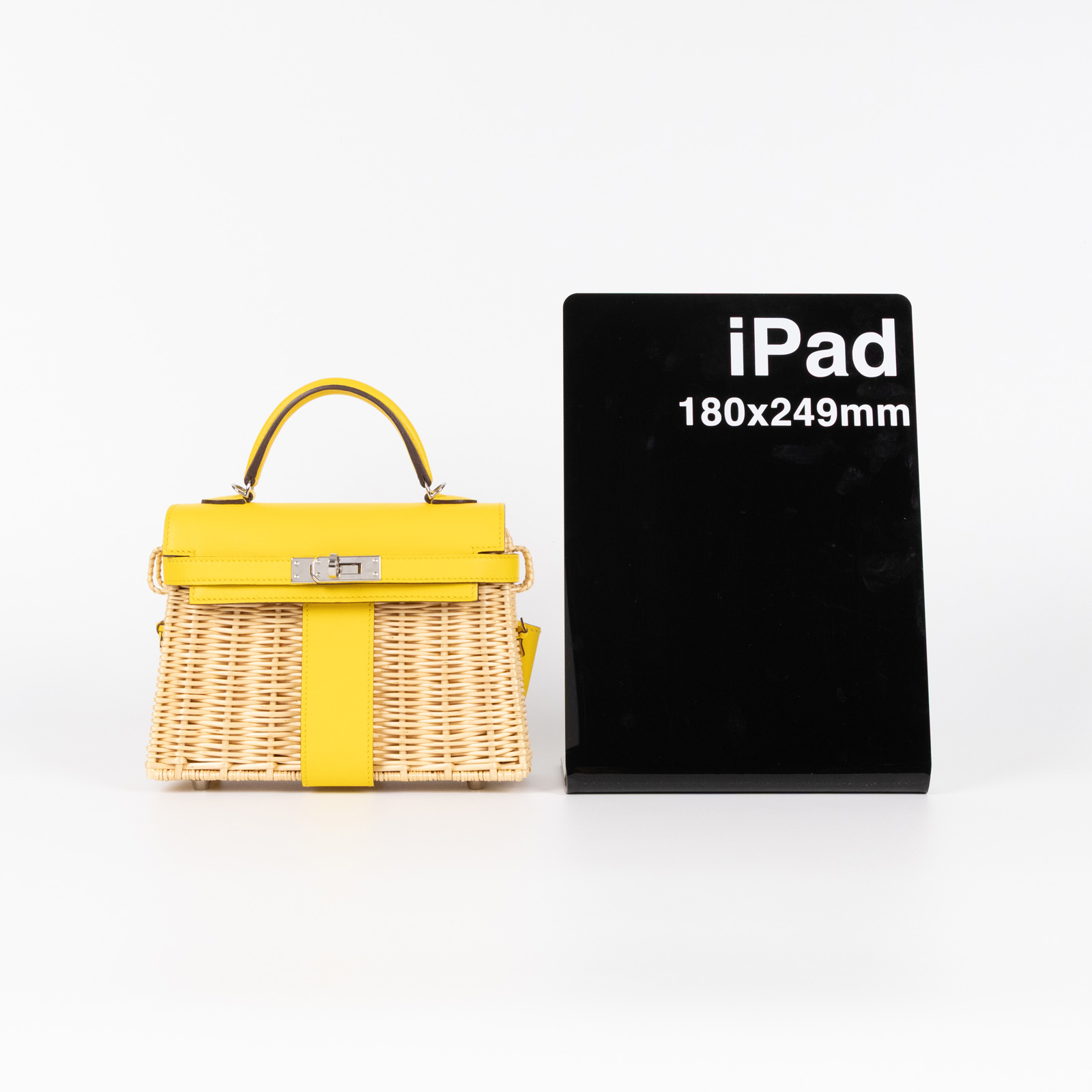 愛馬仕 Hermes Kelly Bag 凱莉包 mini Picnic KLMPIC Y刻 黃 MINI PICNIC 防塵袋