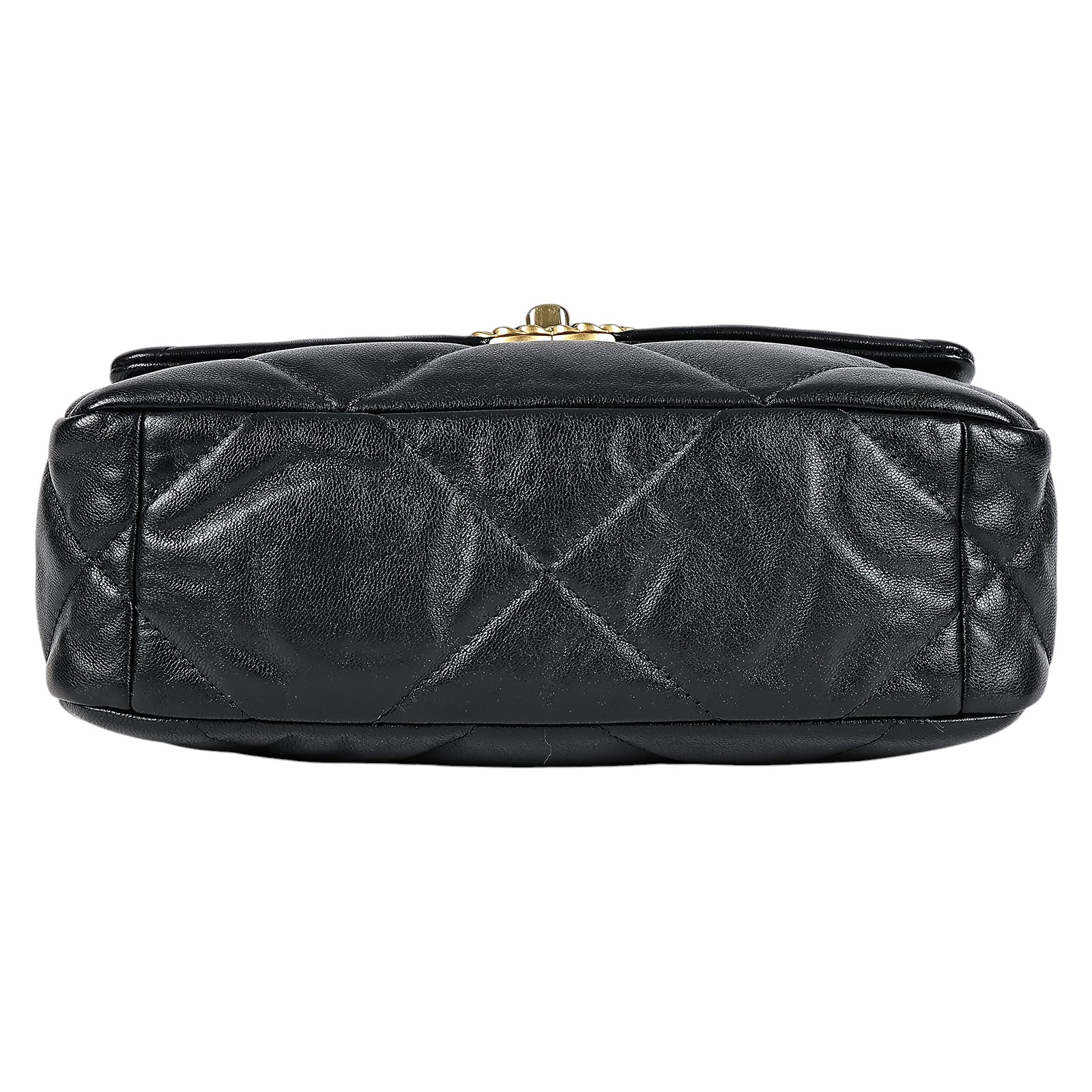 香奈兒 CHANEL 19 口蓋包 肩背 斜背 手提包  30開 黑金19包26CM 防塵袋/保證卡