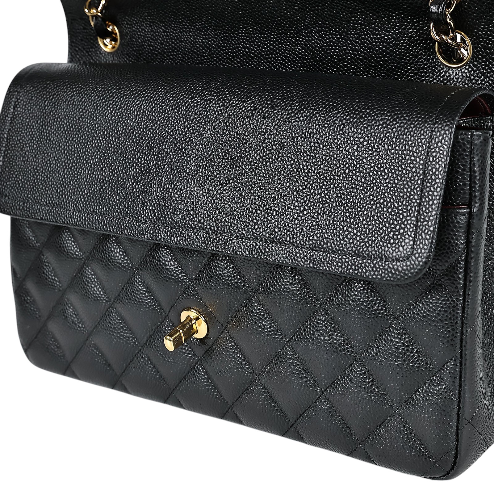 香奈兒 CHANEL Coco 30 肩背 斜背 口蓋包  27開 黑荔枝COCO30 保證卡