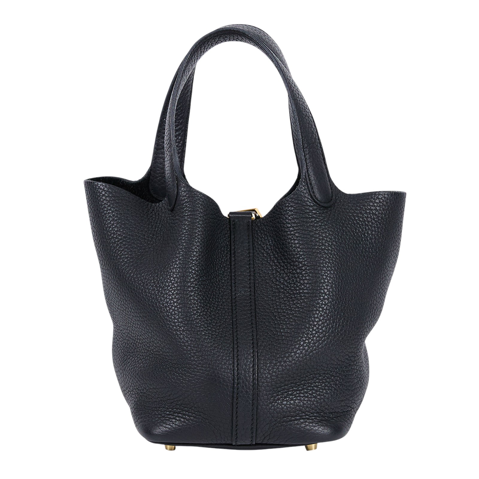 愛馬仕 Hermes Picotin Lock 18 菜籃子包 PT18 U刻 黑PICOTIN18 防塵袋