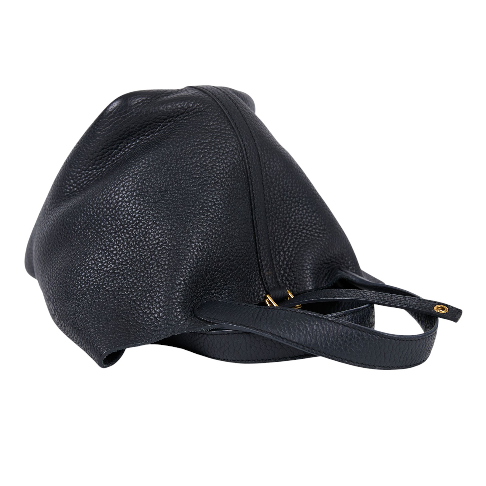 愛馬仕 Hermes Picotin Lock 18 菜籃子包 PT18 U刻 黑PICOTIN18 防塵袋