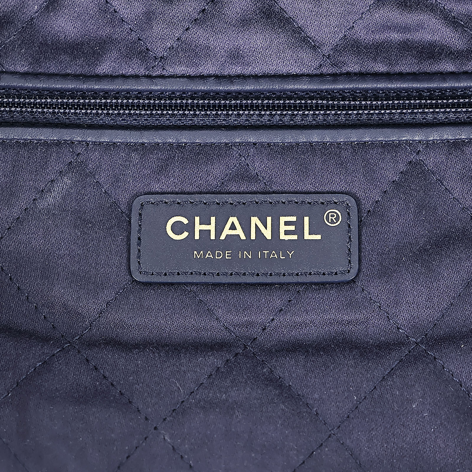 香奈兒 CHANEL 22 中型 束口包  晶片款 深藍22包 原廠盒子/防塵袋