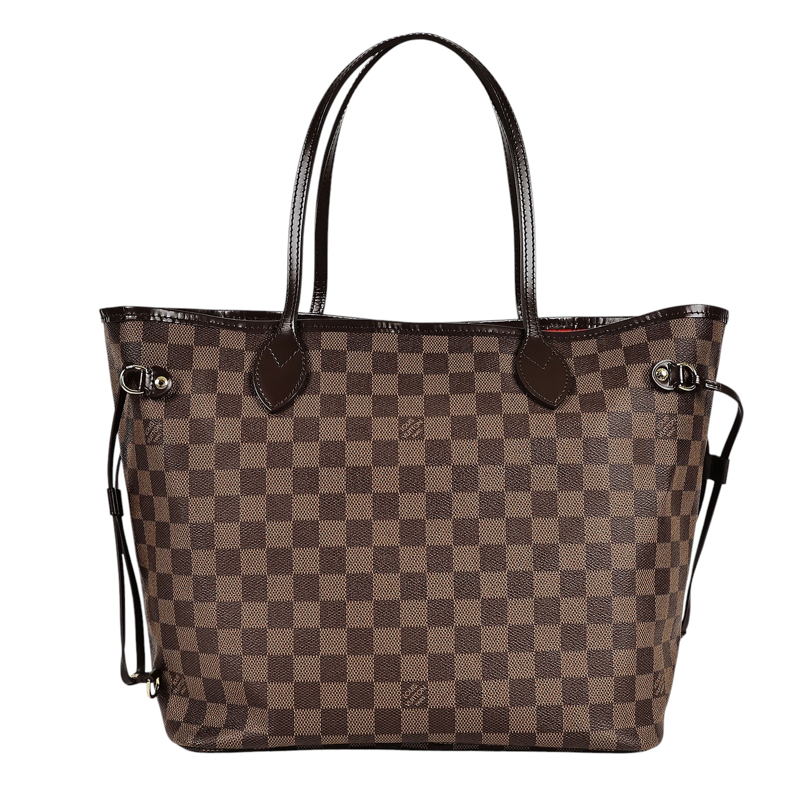 路易威登 LOUIS VUITTON 棕棋盤 MM 托特包 N51105 棋盤格NEVERFULL MM 防塵袋