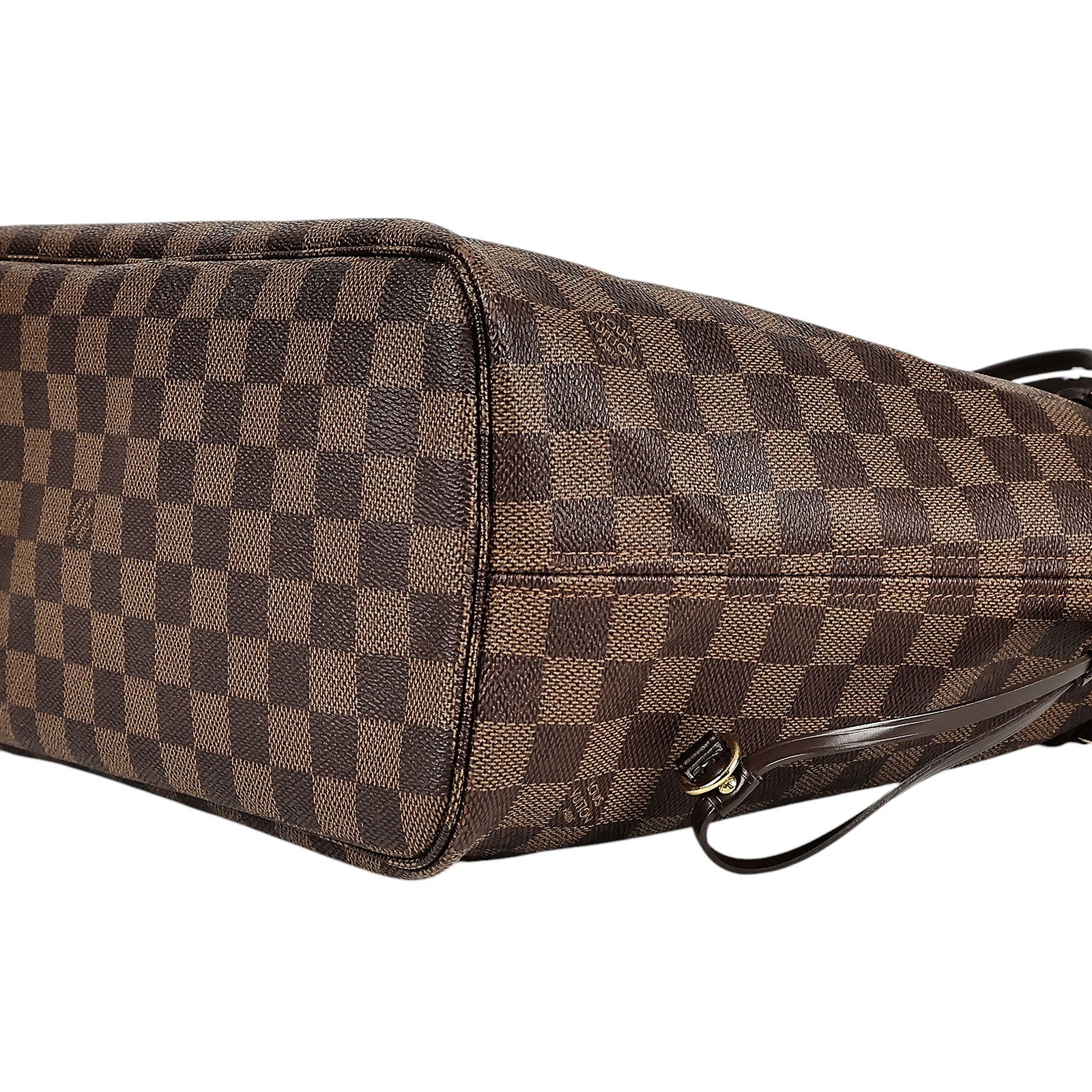 路易威登 LOUIS VUITTON 棕棋盤 MM 托特包 N51105 棋盤格NEVERFULL MM 防塵袋
