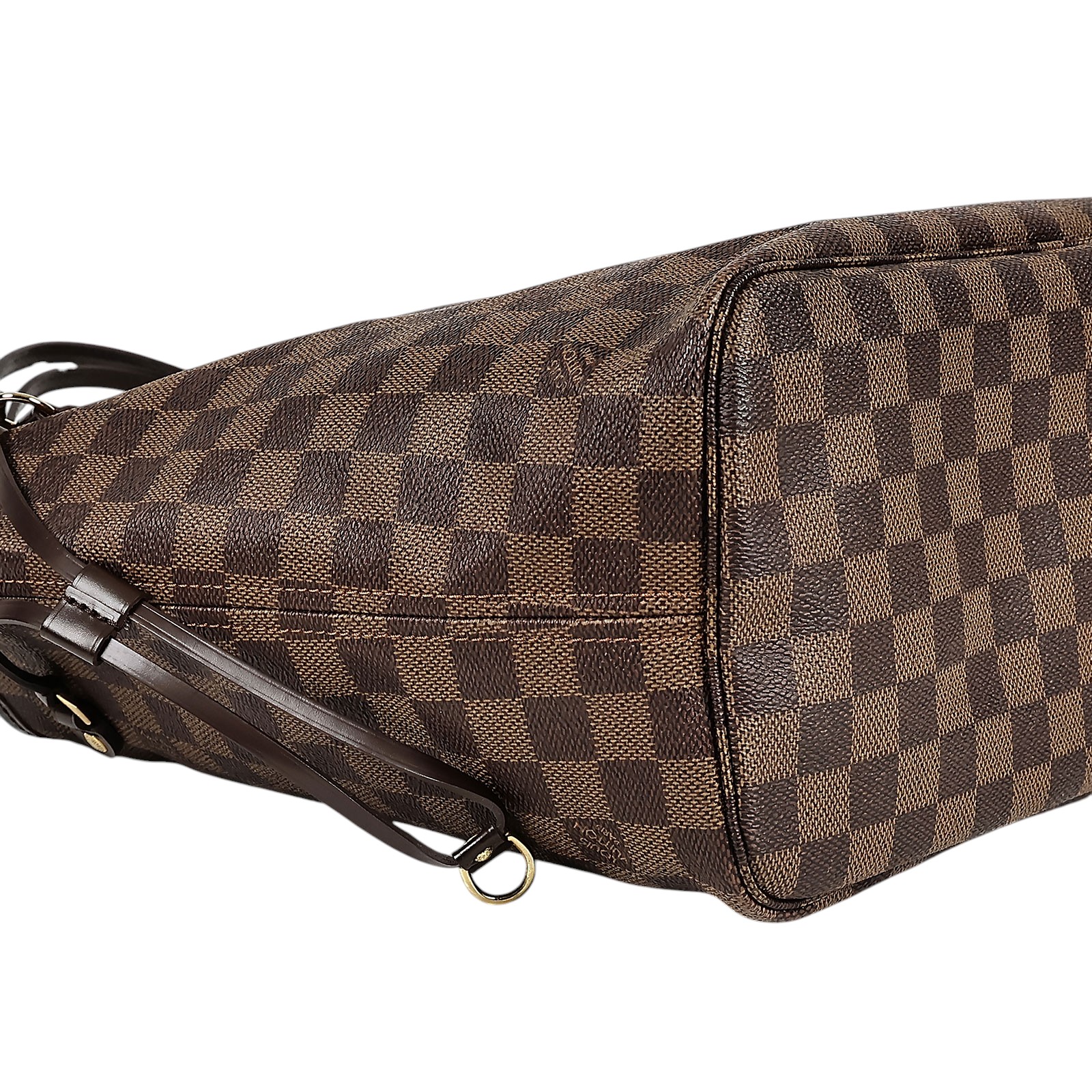 路易威登 LOUIS VUITTON 棕棋盤 MM 托特包 N51105 棋盤格NEVERFULL MM 防塵袋