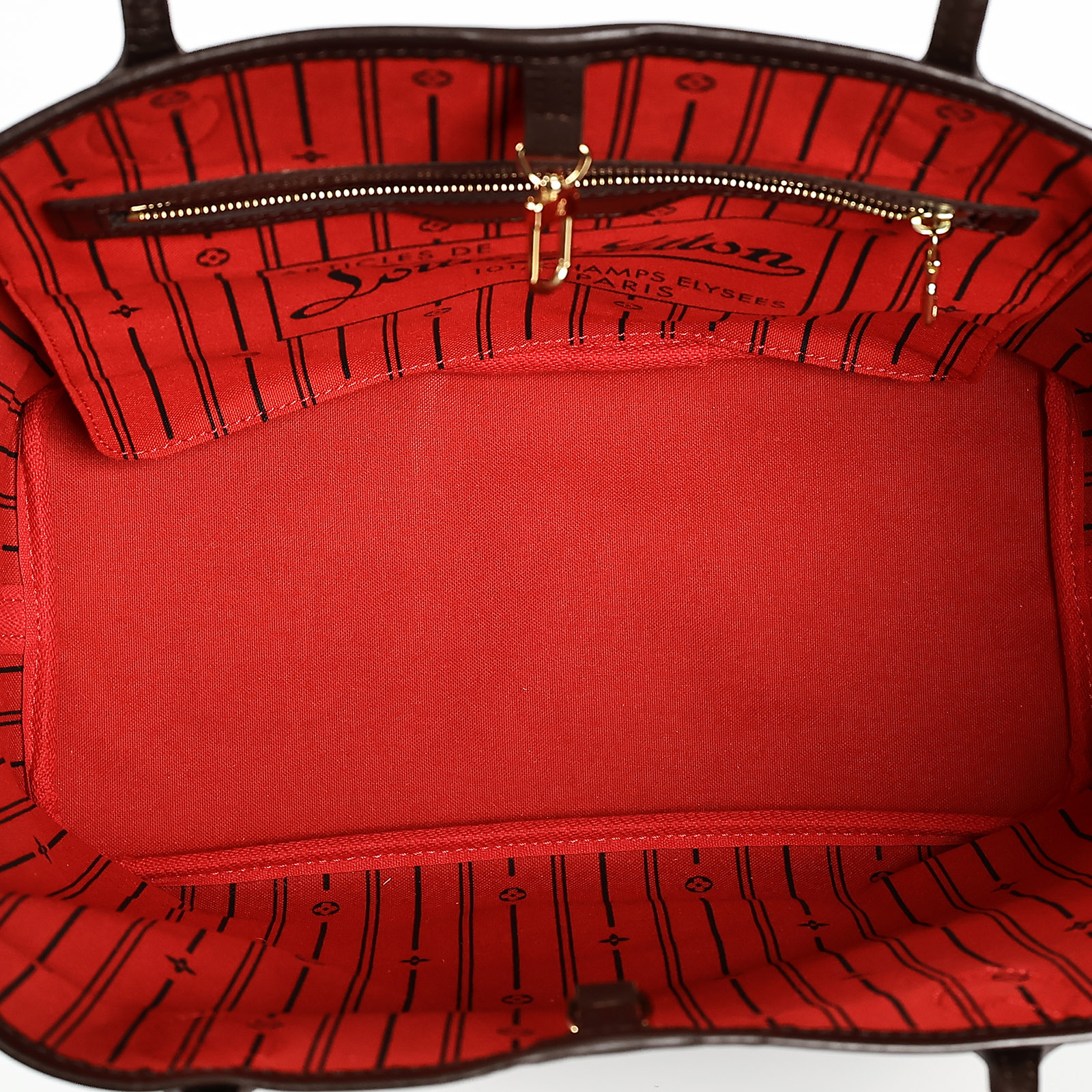 路易威登 LOUIS VUITTON 棕棋盤 MM 托特包 N51105 棋盤格NEVERFULL MM 防塵袋