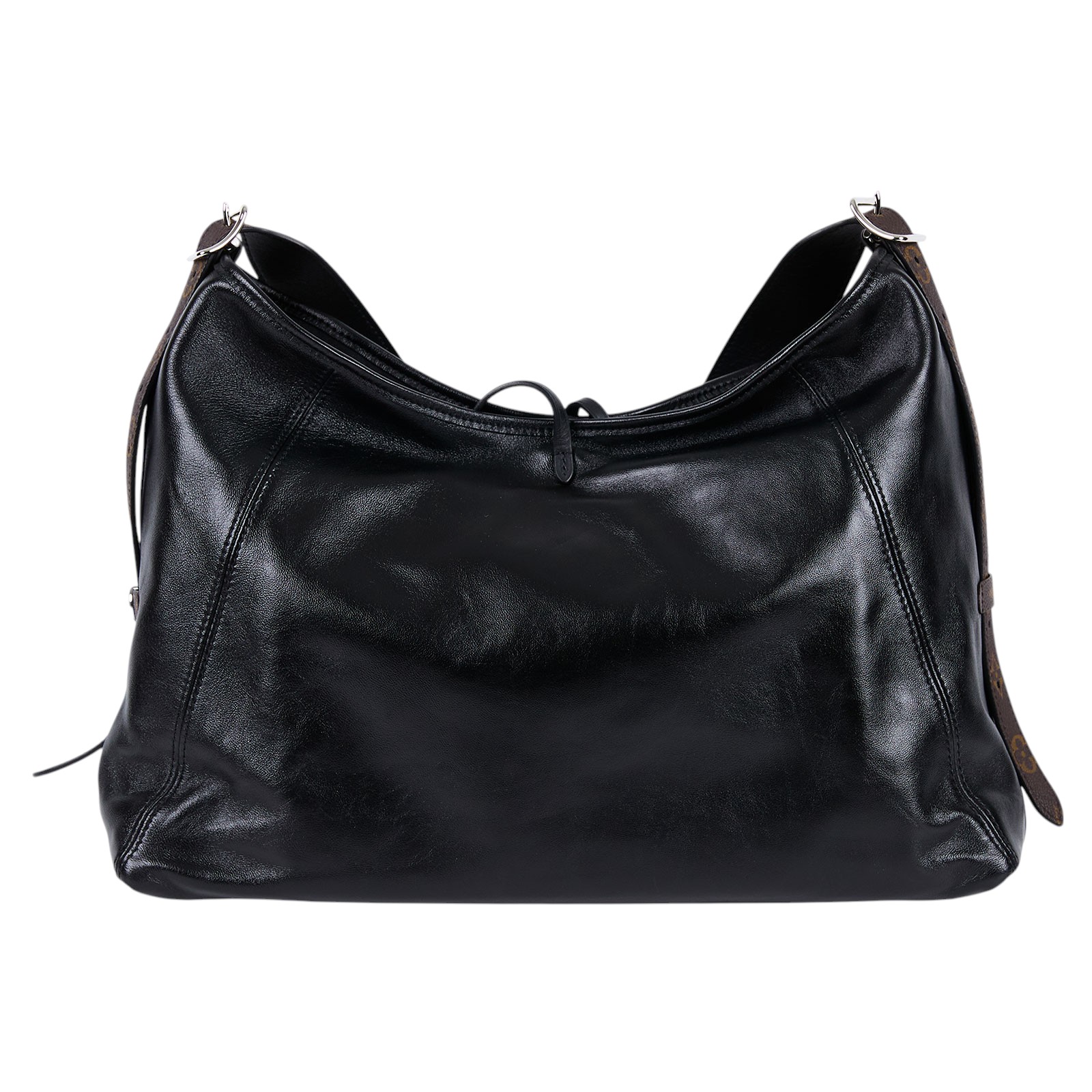 路易威登 LOUIS VUITTON CarryAll Vibe MM 手提 肩背包 黑色 M25143 晶片款 CARRYALL VIBE  MM 無附屬品