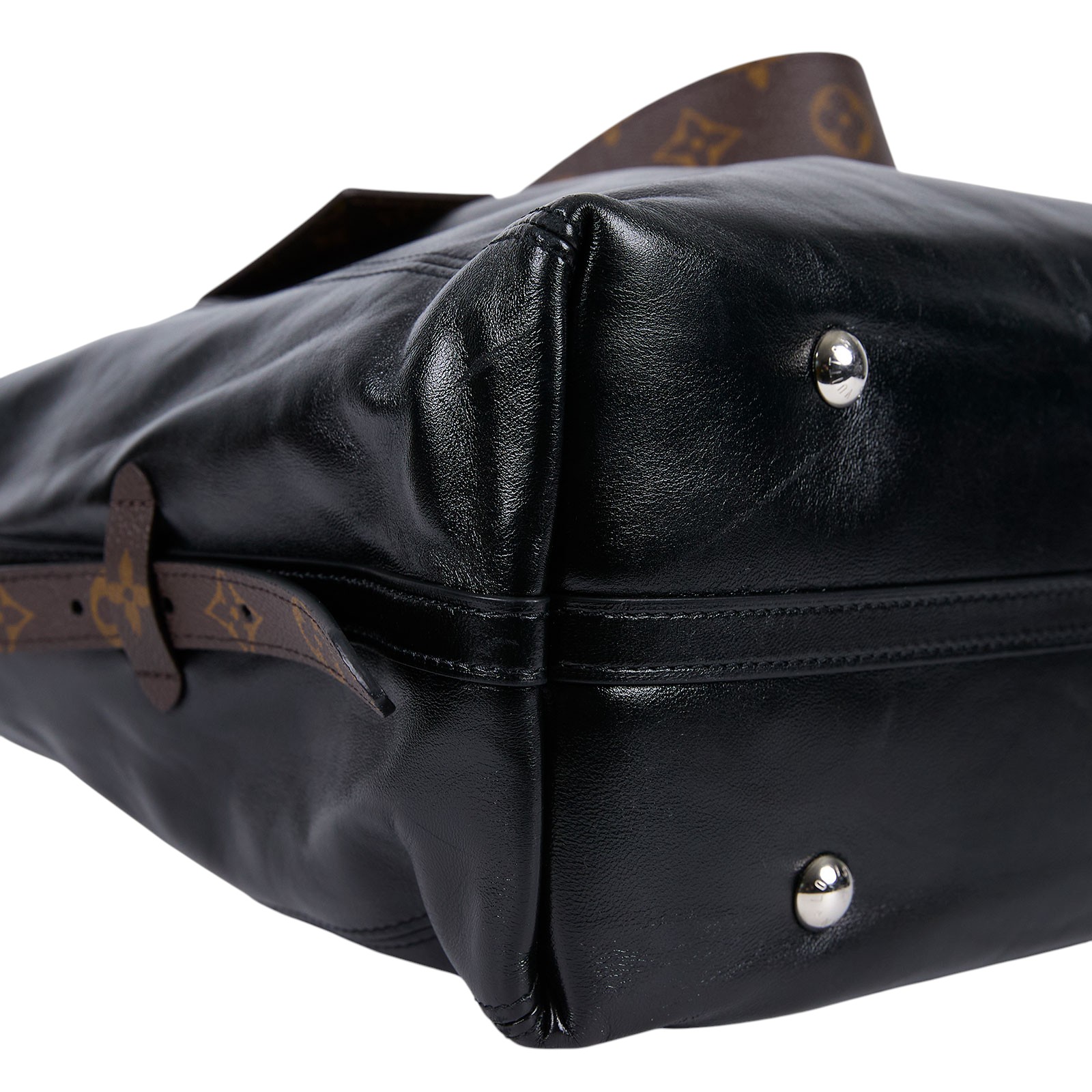 路易威登 LOUIS VUITTON CarryAll Vibe MM 手提 肩背包 黑色 M25143 晶片款 CARRYALL VIBE  MM 無附屬品