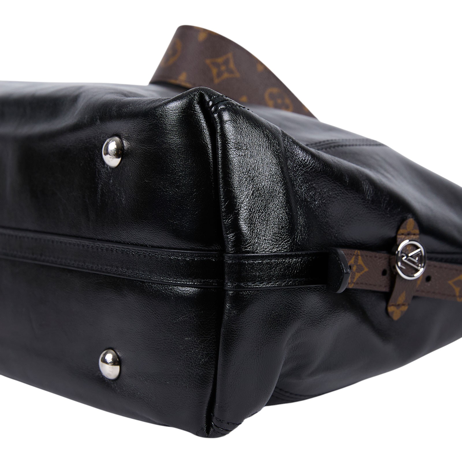 路易威登 LOUIS VUITTON CarryAll Vibe MM 手提 肩背包 黑色 M25143 晶片款 CARRYALL VIBE  MM 無附屬品