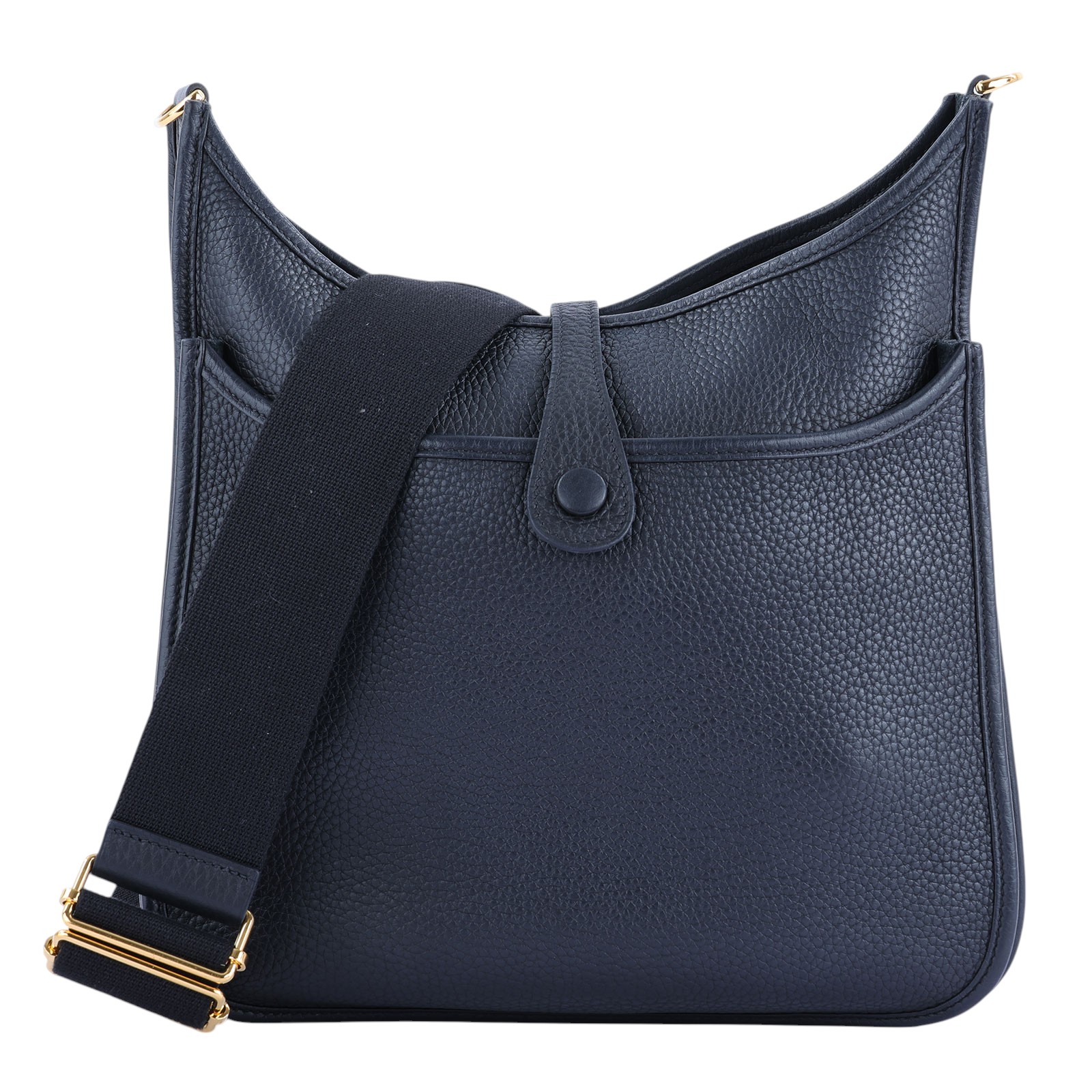 愛馬仕 Hermes Evelyne Bag 伊芙琳包 29 馬蹄型 EV29 W刻 黑EVELYNE29 原廠盒子/防塵袋/購買證明