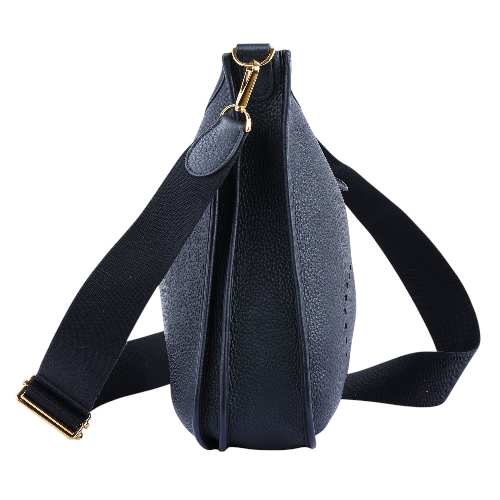 愛馬仕 Hermes Evelyne Bag 伊芙琳包 29 馬蹄型 EV29 W刻 黑EVELYNE29 原廠盒子/防塵袋/購買證明