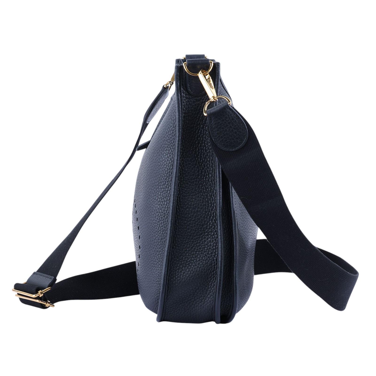 愛馬仕 Hermes Evelyne Bag 伊芙琳包 29 馬蹄型 EV29 W刻 黑EVELYNE29 原廠盒子/防塵袋/購買證明