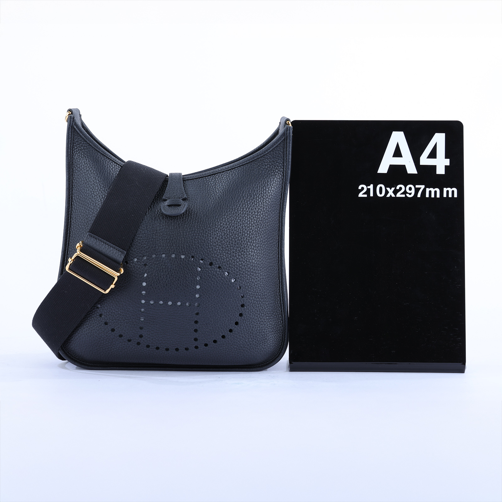 愛馬仕 Hermes Evelyne Bag 伊芙琳包 29 馬蹄型 EV29 W刻 黑EVELYNE29 原廠盒子/防塵袋/購買證明